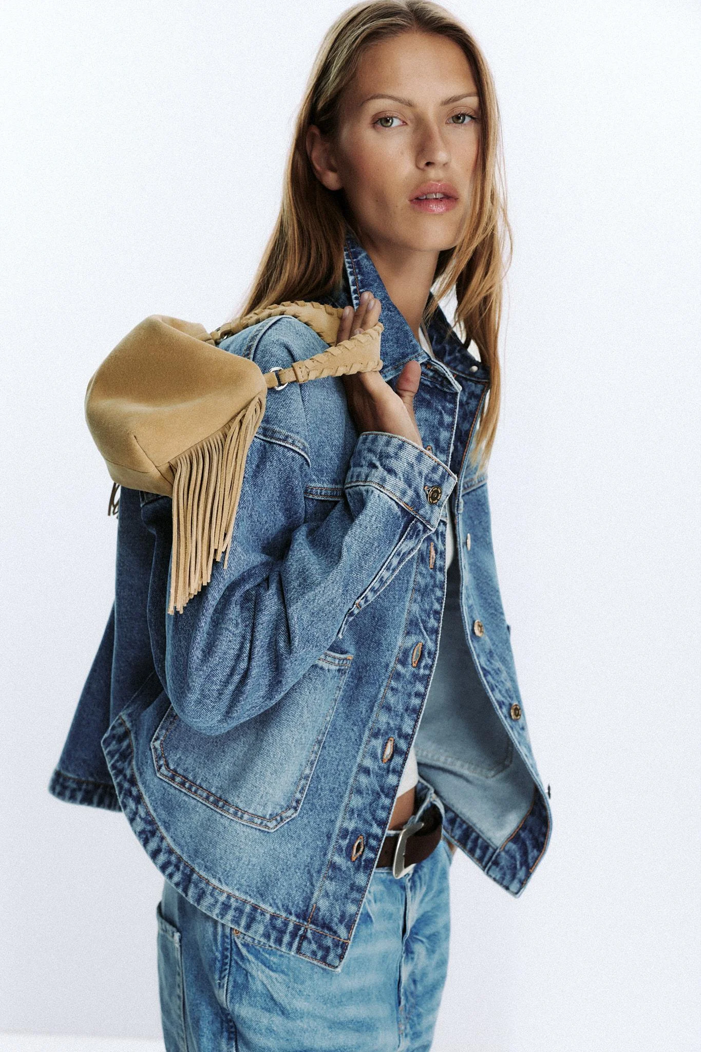 کیف کراس بادی کوچک جیر لبه دار کیف کراس بادی کوچک جیر لبه دار