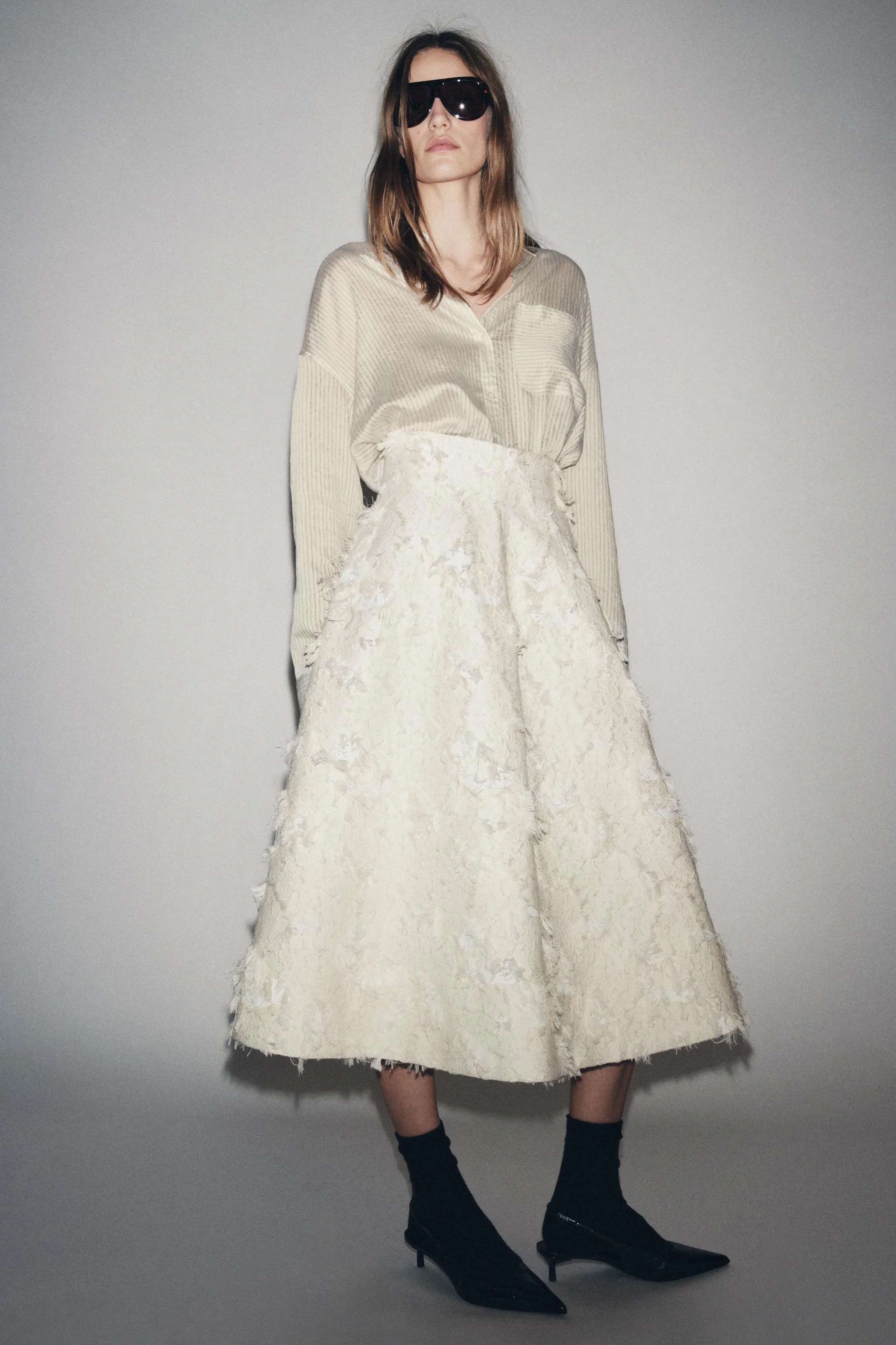 دامن میدی بافت‌دار ZW COLLECTION