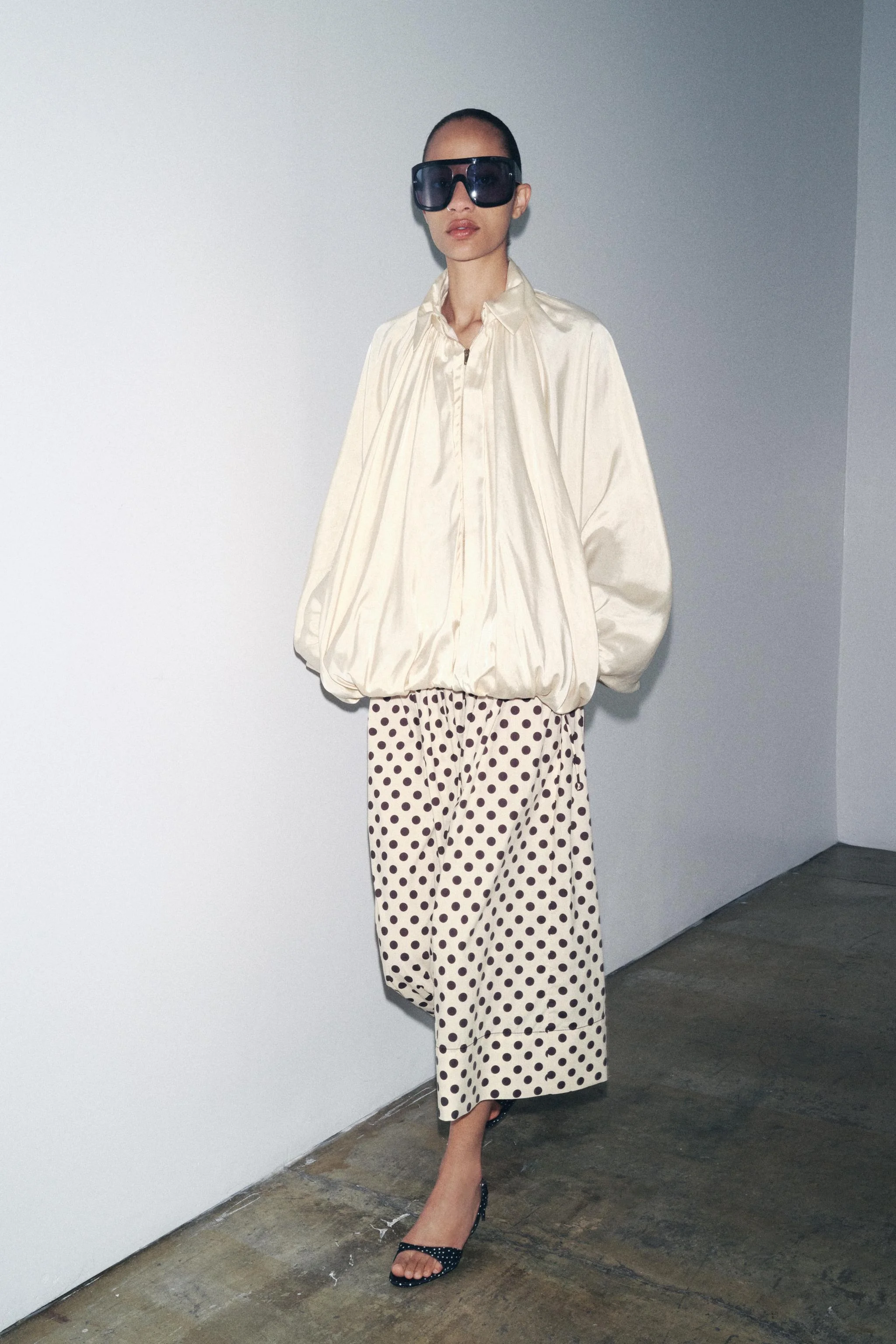 دامن میدی خال‌خالی از کالکشن ZW