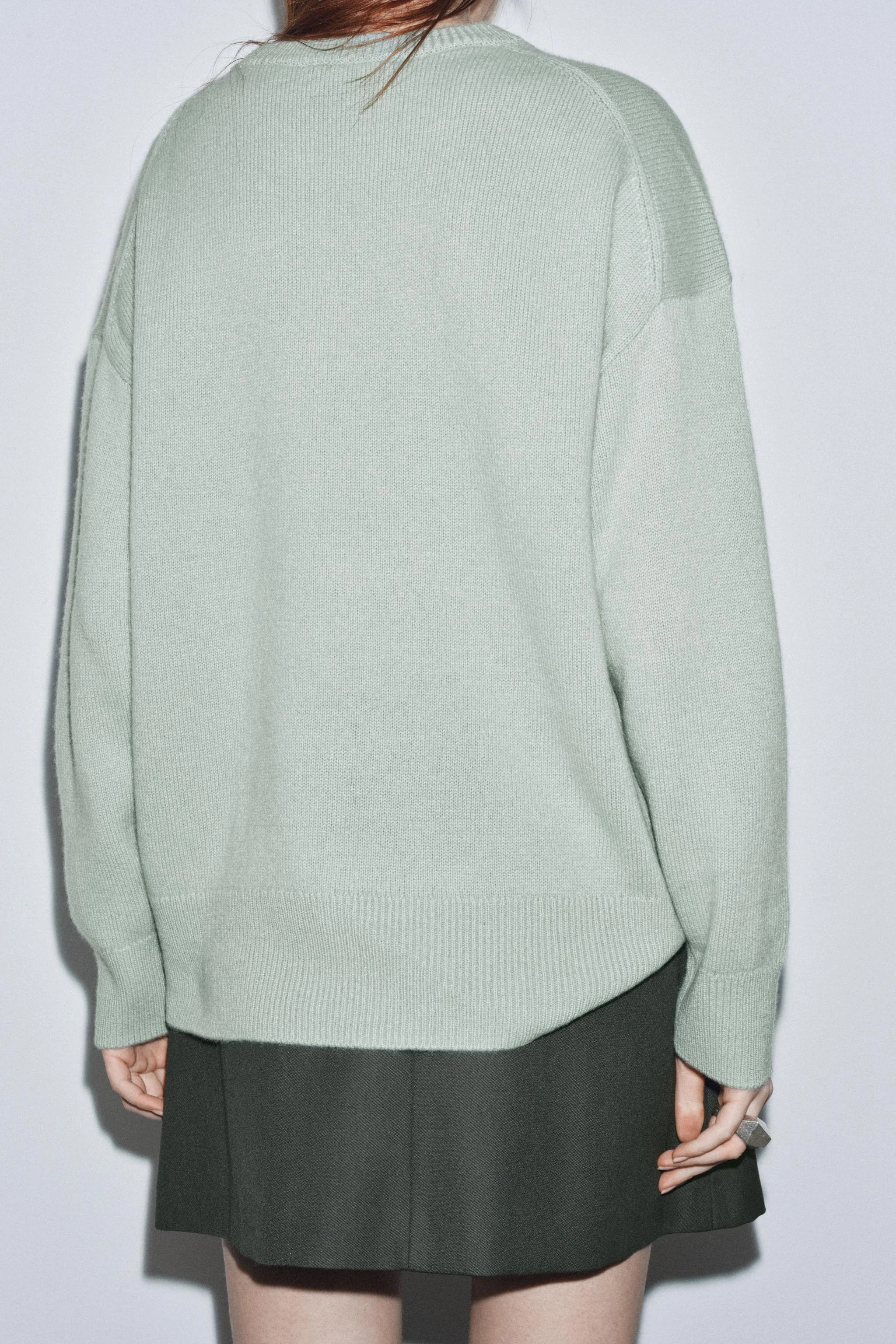 پلیور بزرگ بافتنی ۱۰۰٪ کشمیر