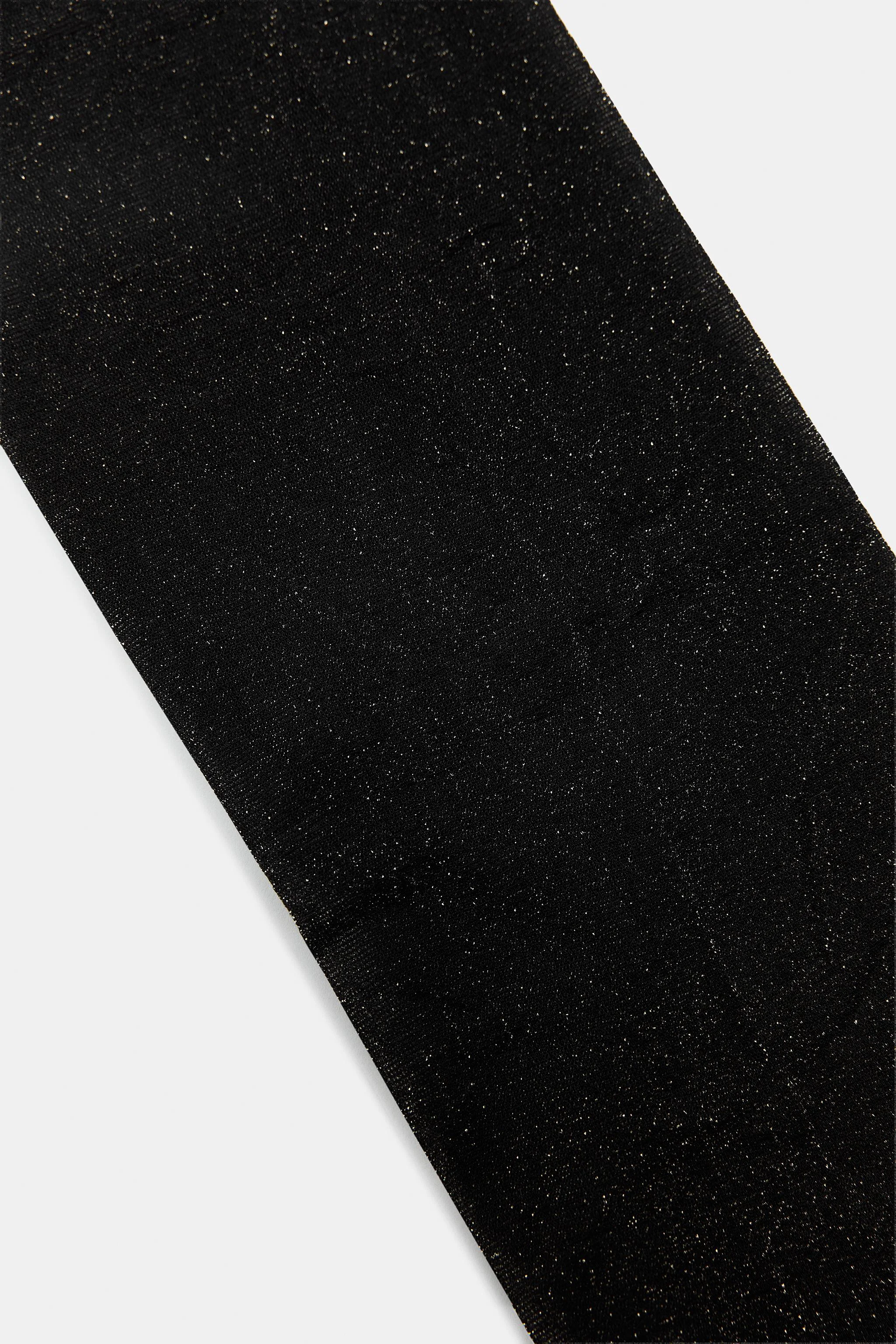 جوراب شلواری با بافت فلزی