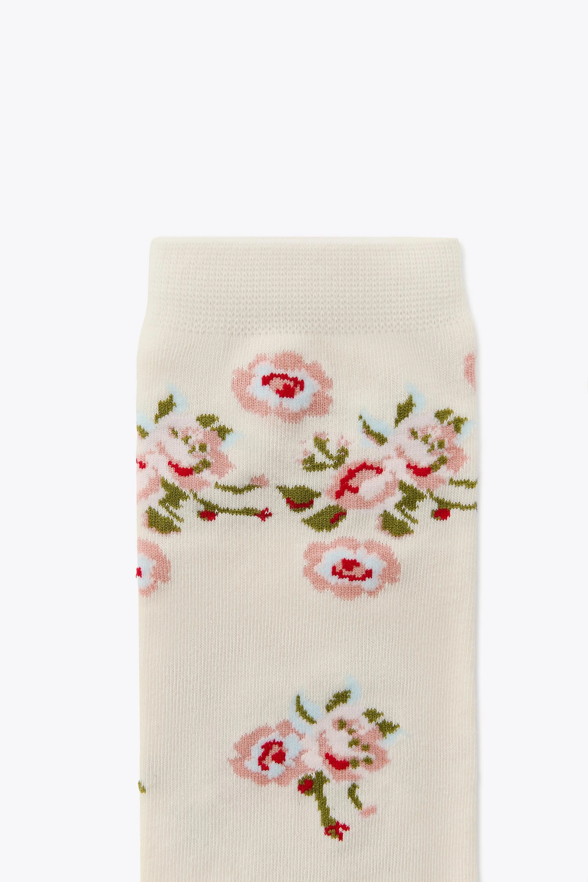 جوراب طرح گل