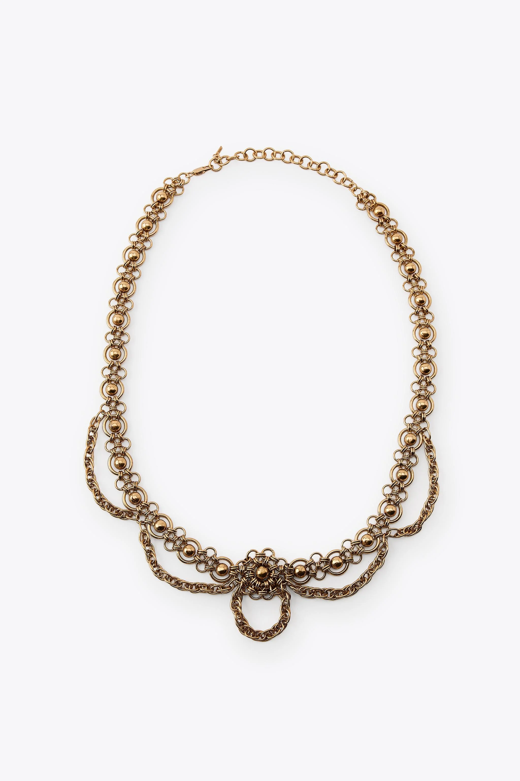 کمربند فلزی طرح گل