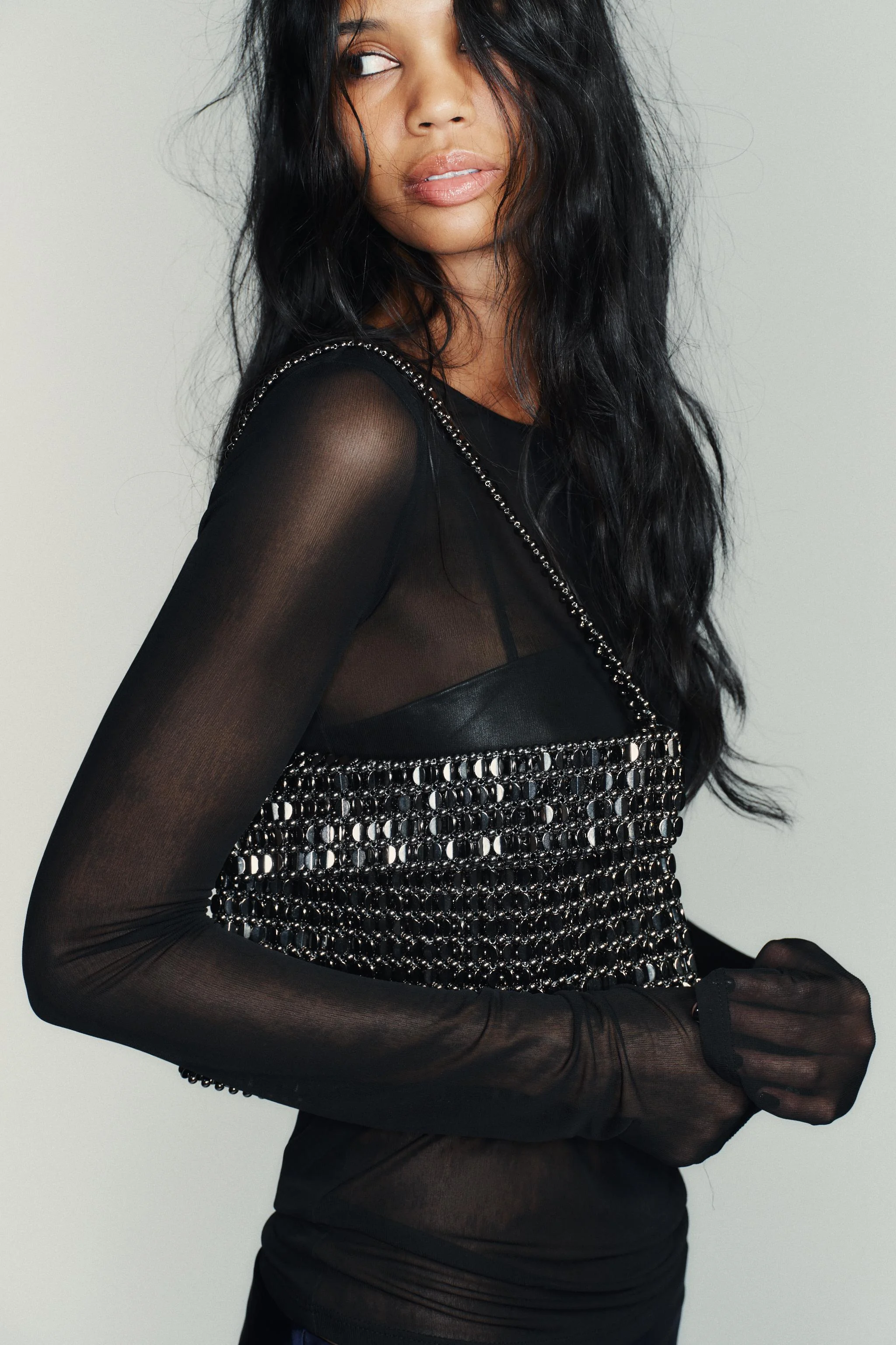 کیف دوشی مربعی با تزیینات کیف دوشی مربعی با تزیینات