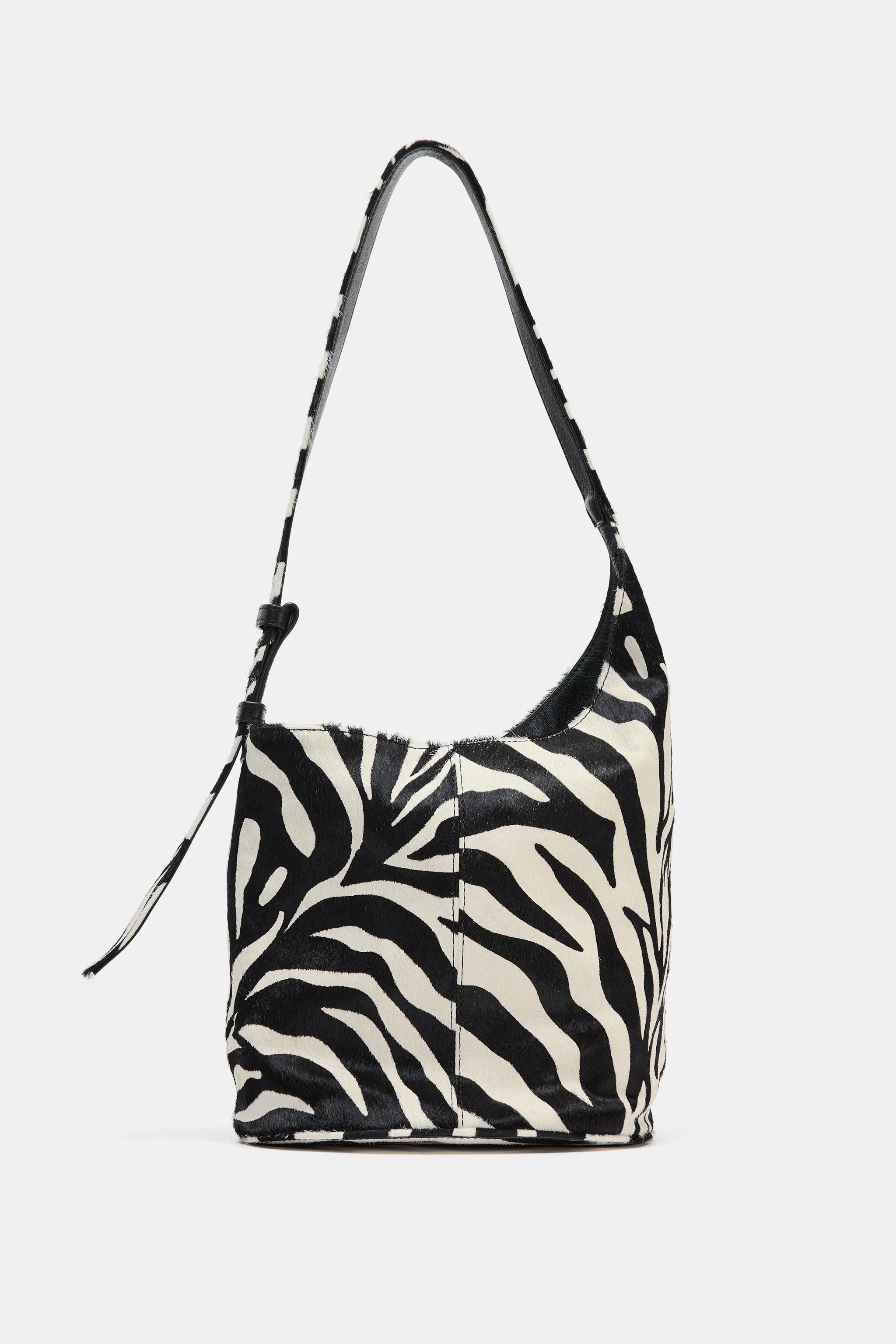 کیف سطلی مینی چرمی نرم نامتقارن کیف سطلی مینی چرمی نرم نامتقارن