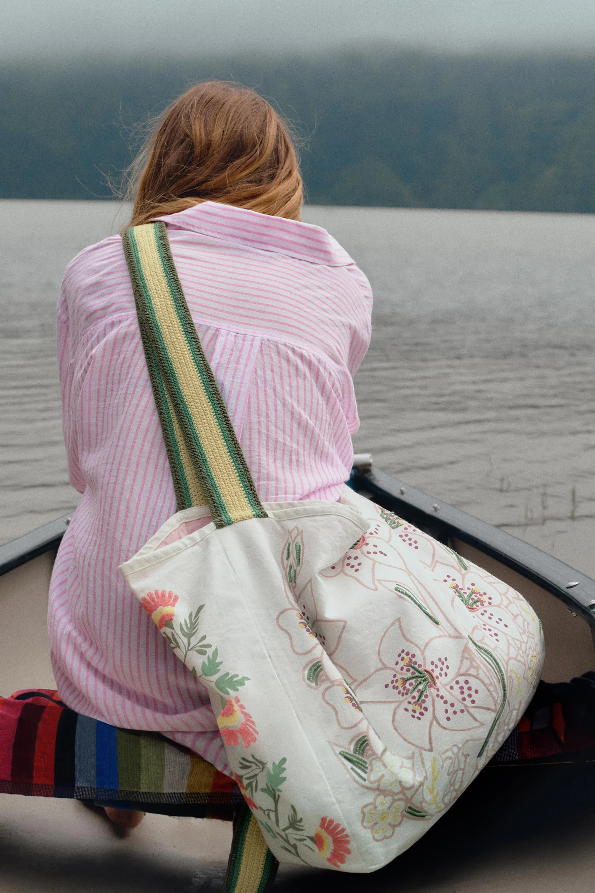 کیف شانه‌ای بزرگ طرح فانتزی