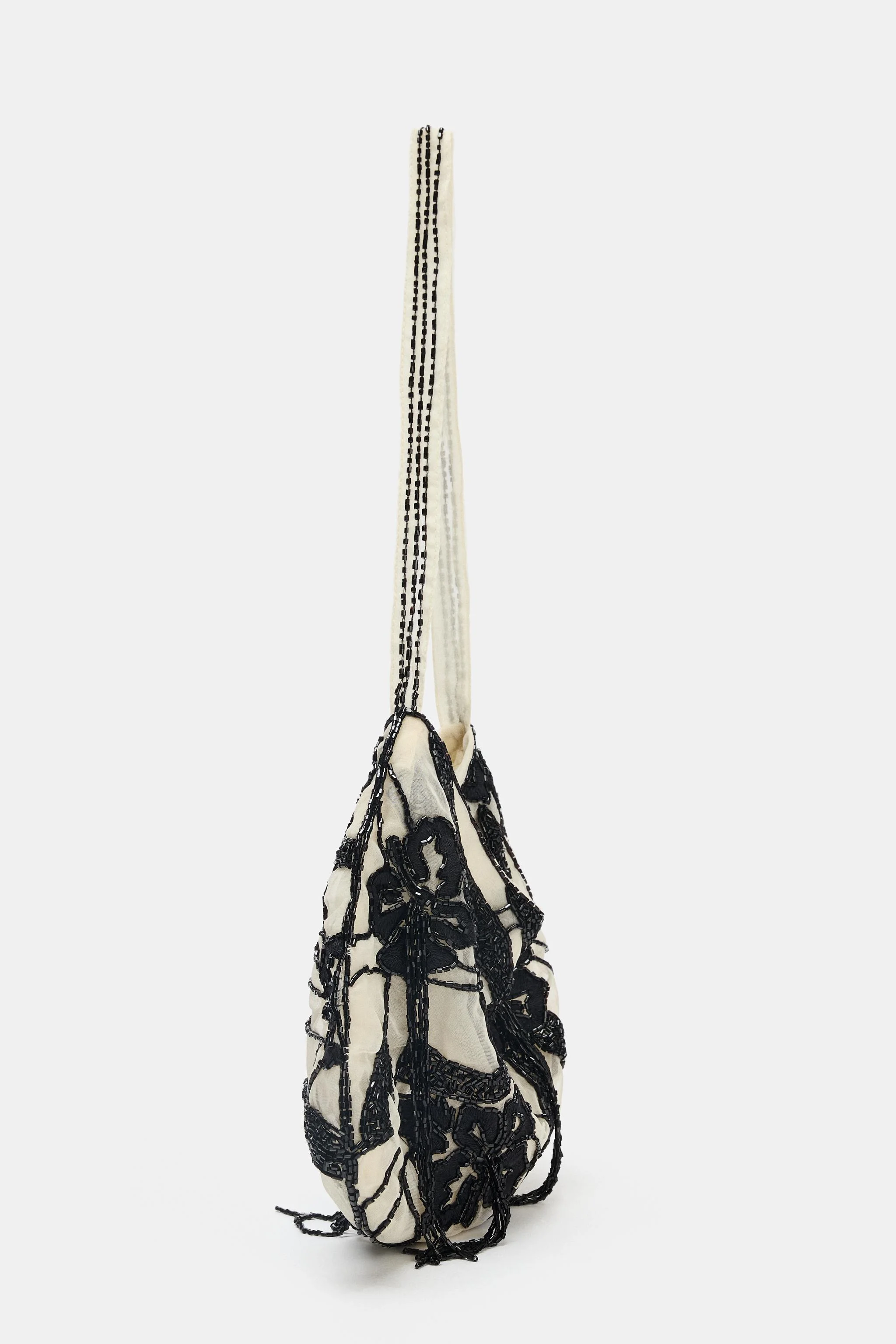 کیف دوشی توری مهره‌دار