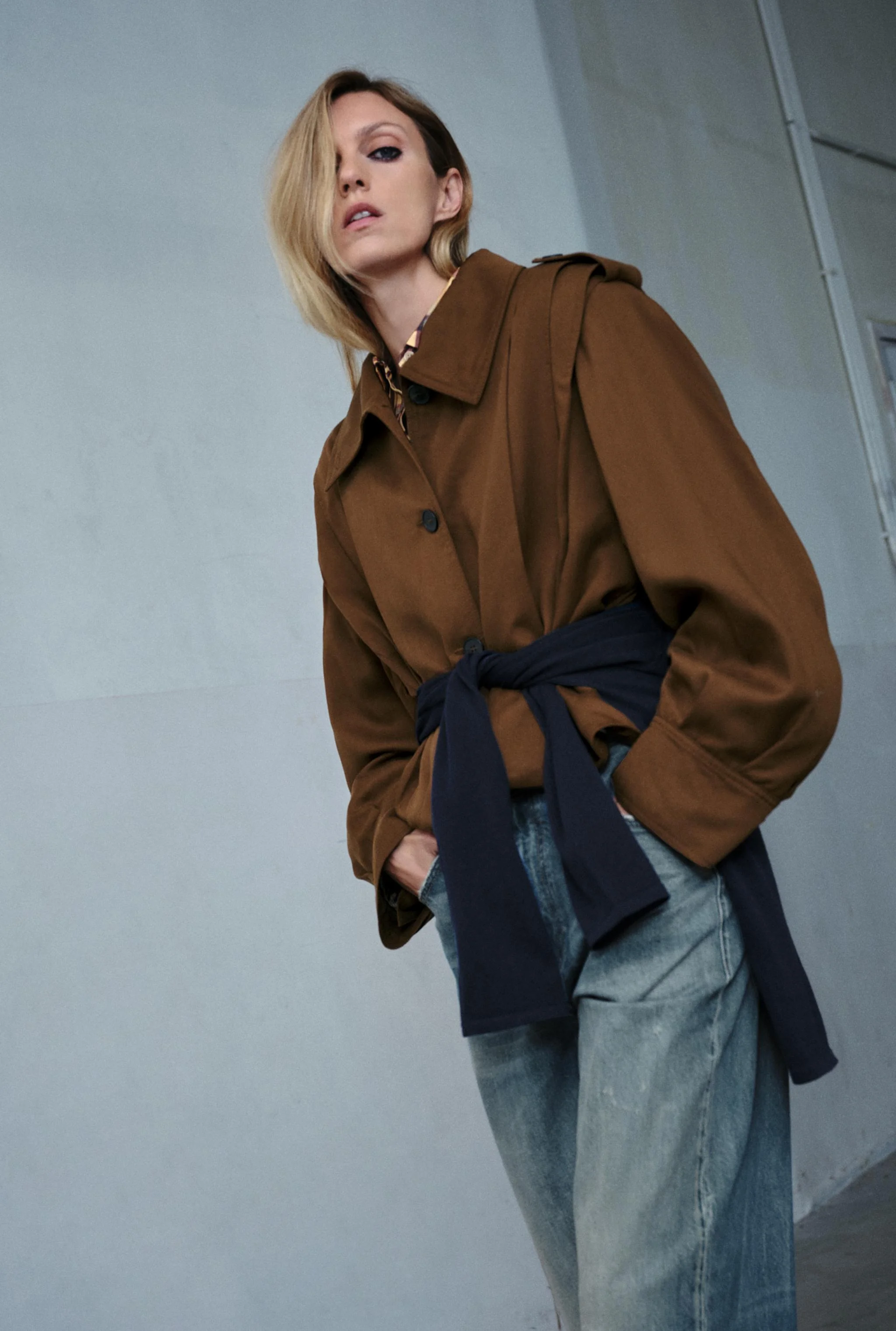 شلوار جین بگ مید-وِست از کالکشن ZW