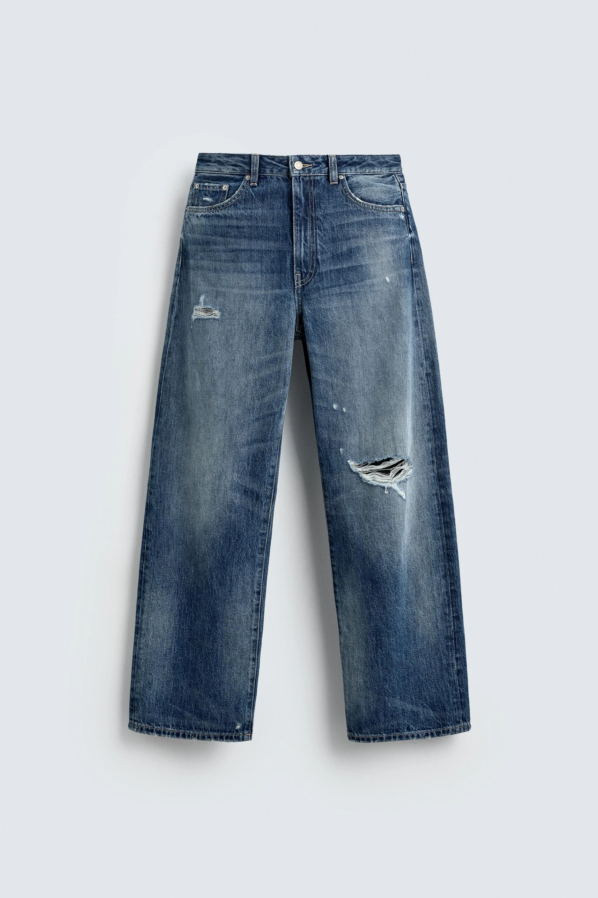 شلوار جین بگ فیت با کمر متوسط هری لمبرت برای زارا ایکس دیزنی شلوار جین بگ فیت با کمر متوسط هری لمبرت برای زارا ایکس دیزنی