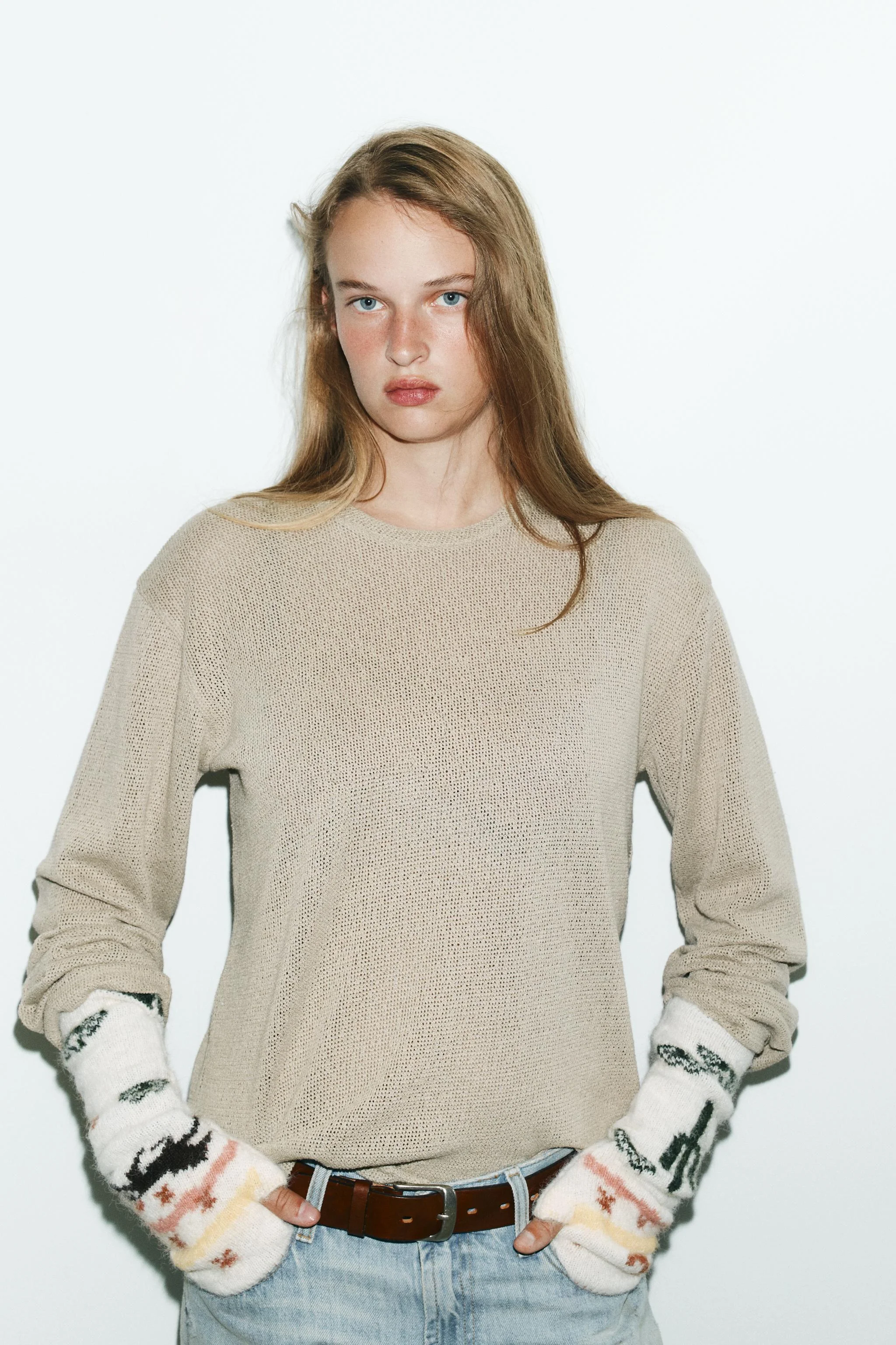 دستکش بافتنی طرح دار دستکش بافتنی طرح دار