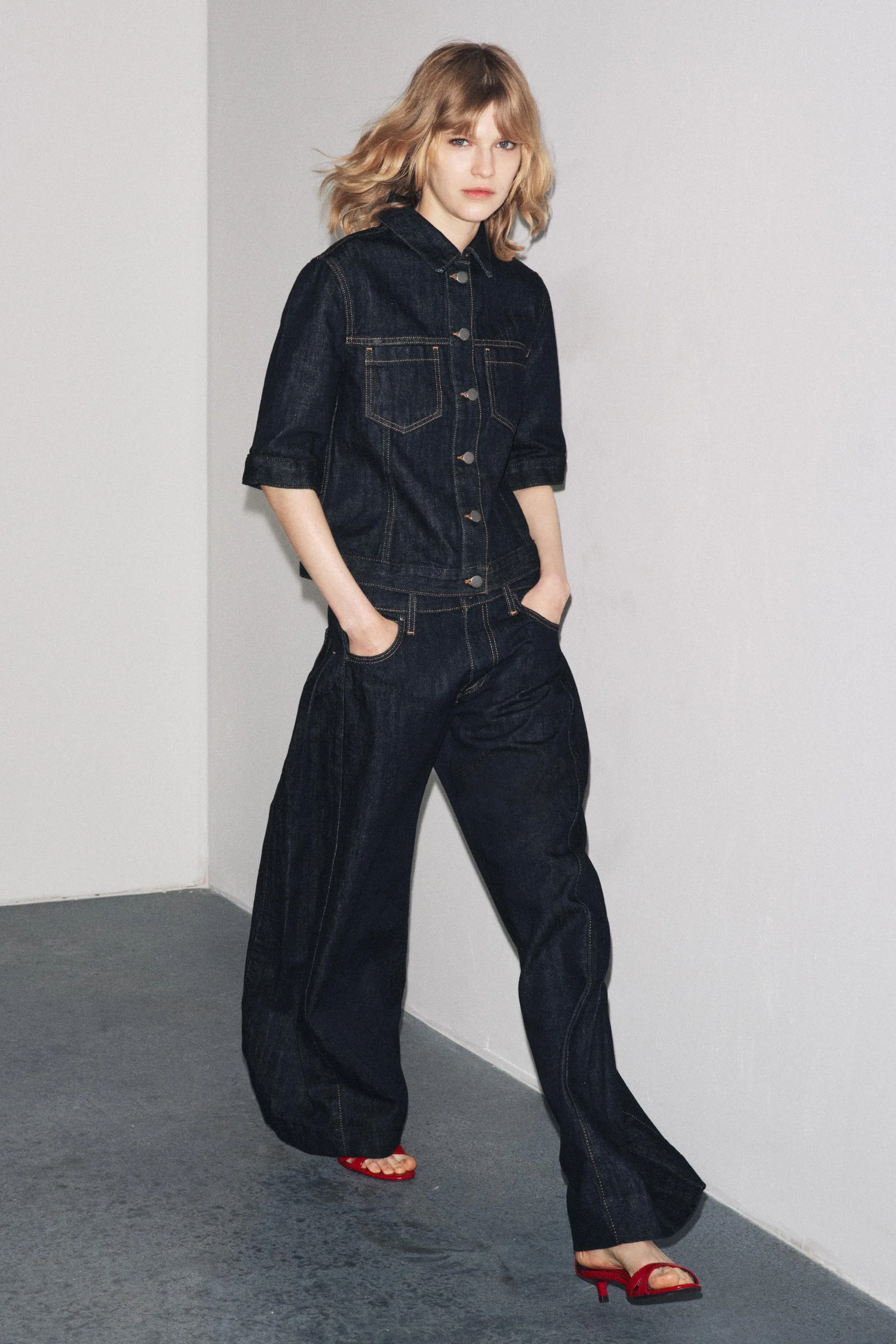 شلوار پلیسه دار بادکنکی ZW COLLECTION شلوار پلیسه دار بادکنکی ZW COLLECTION