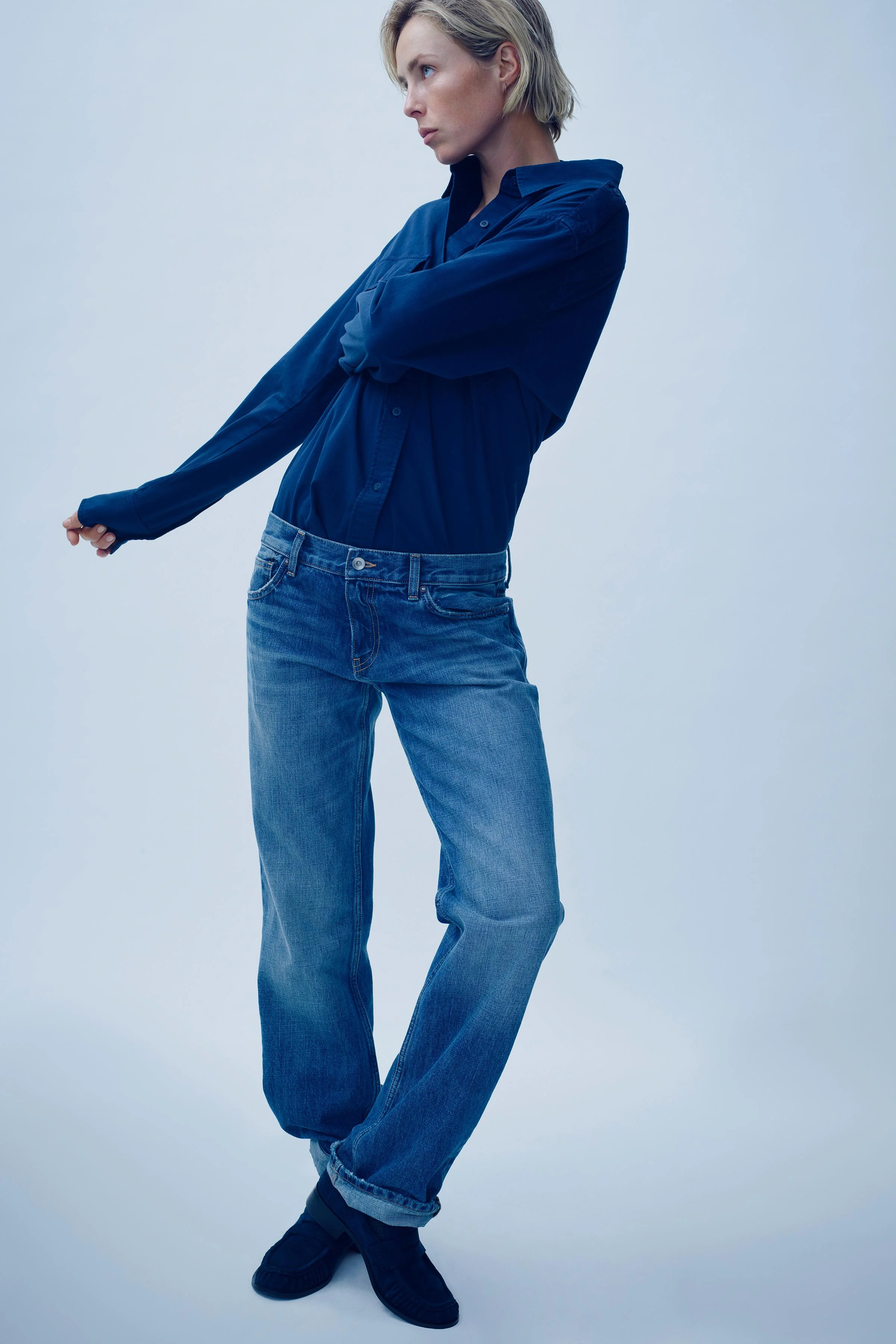 شلوار جین فاق کوتاه