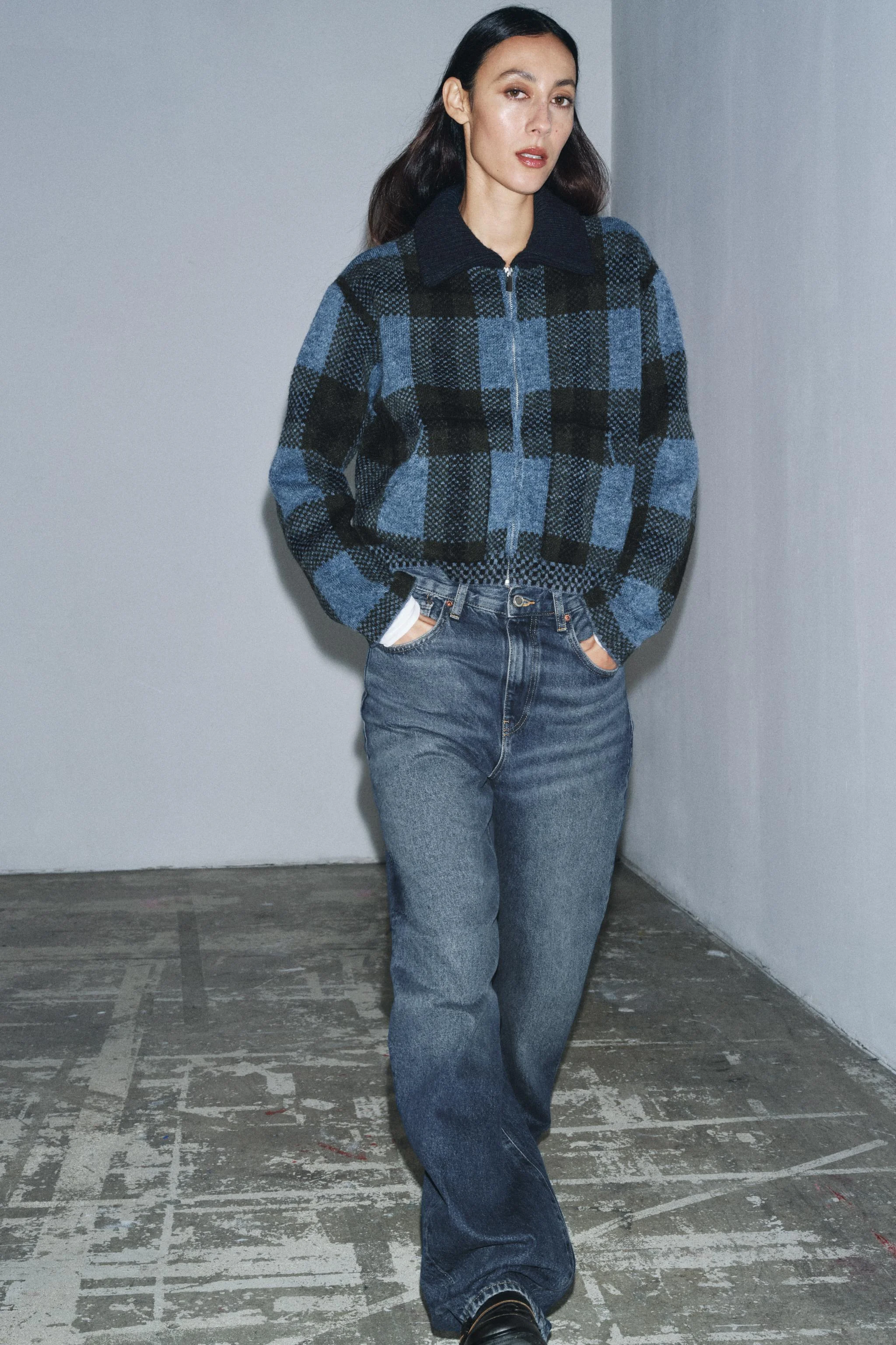 شلوار جین زنانه مدل بالونی کمر بلند