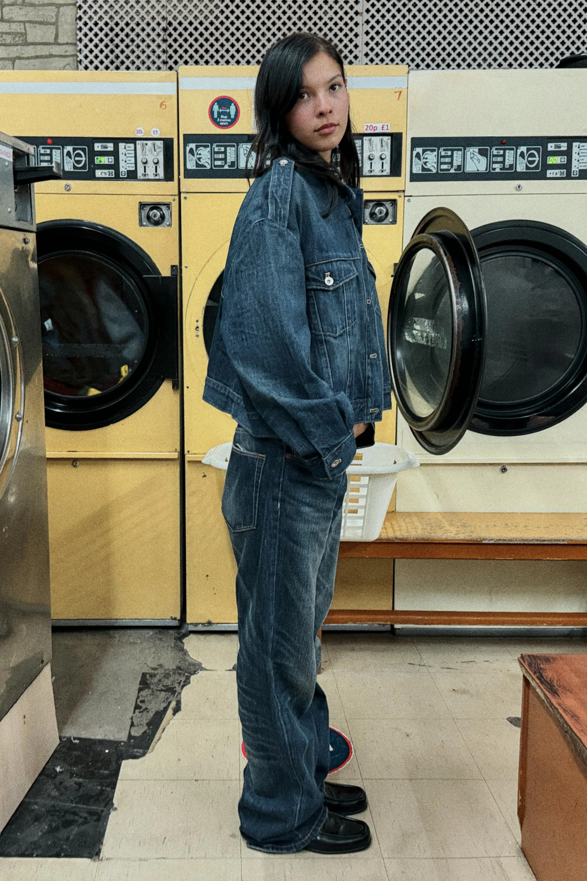 شلوار جین مدل BOYFRIEND با فاق متوسط