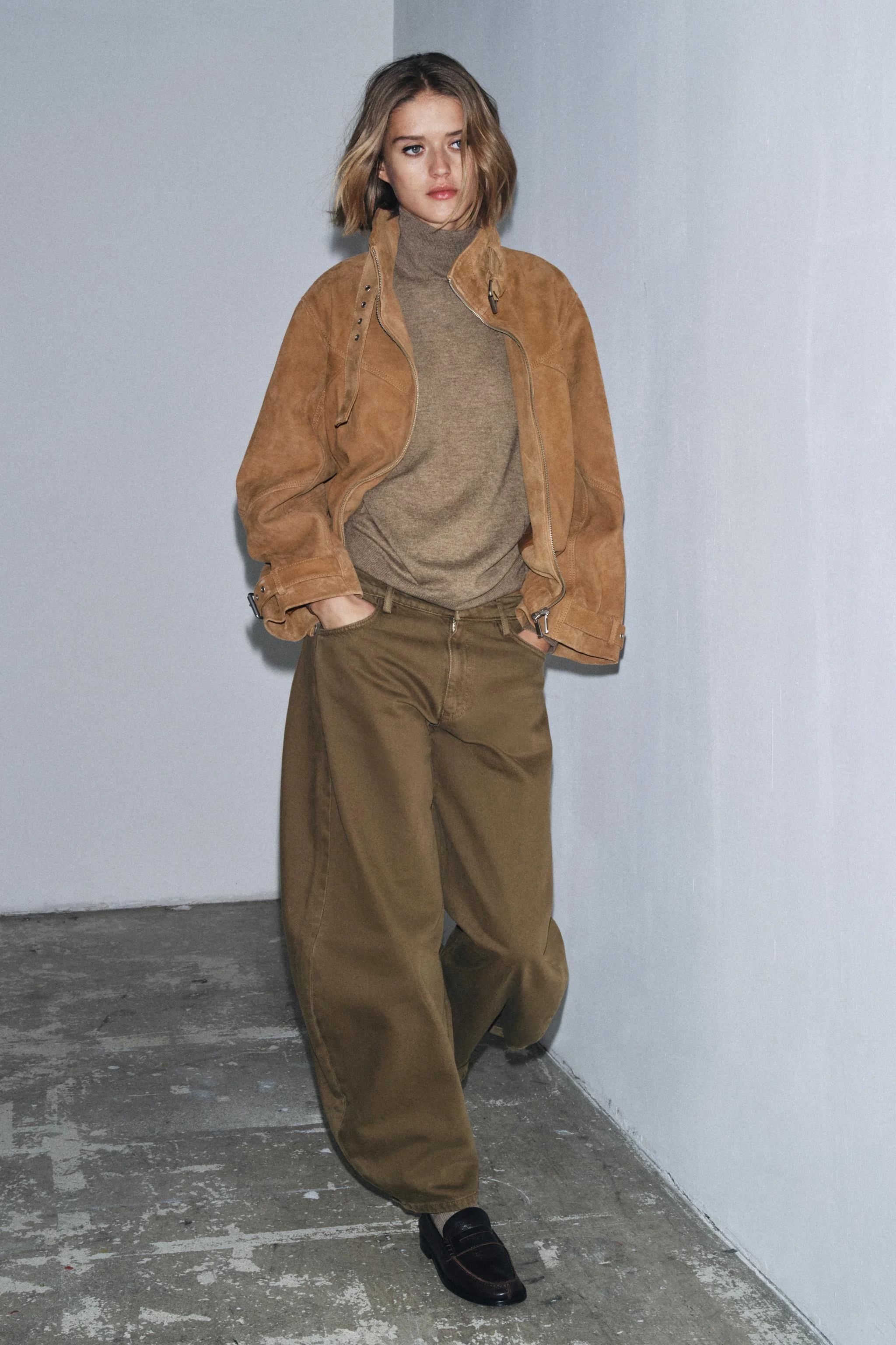 شلوار جین زنانه ZW COLLECTION با کمر متوسط