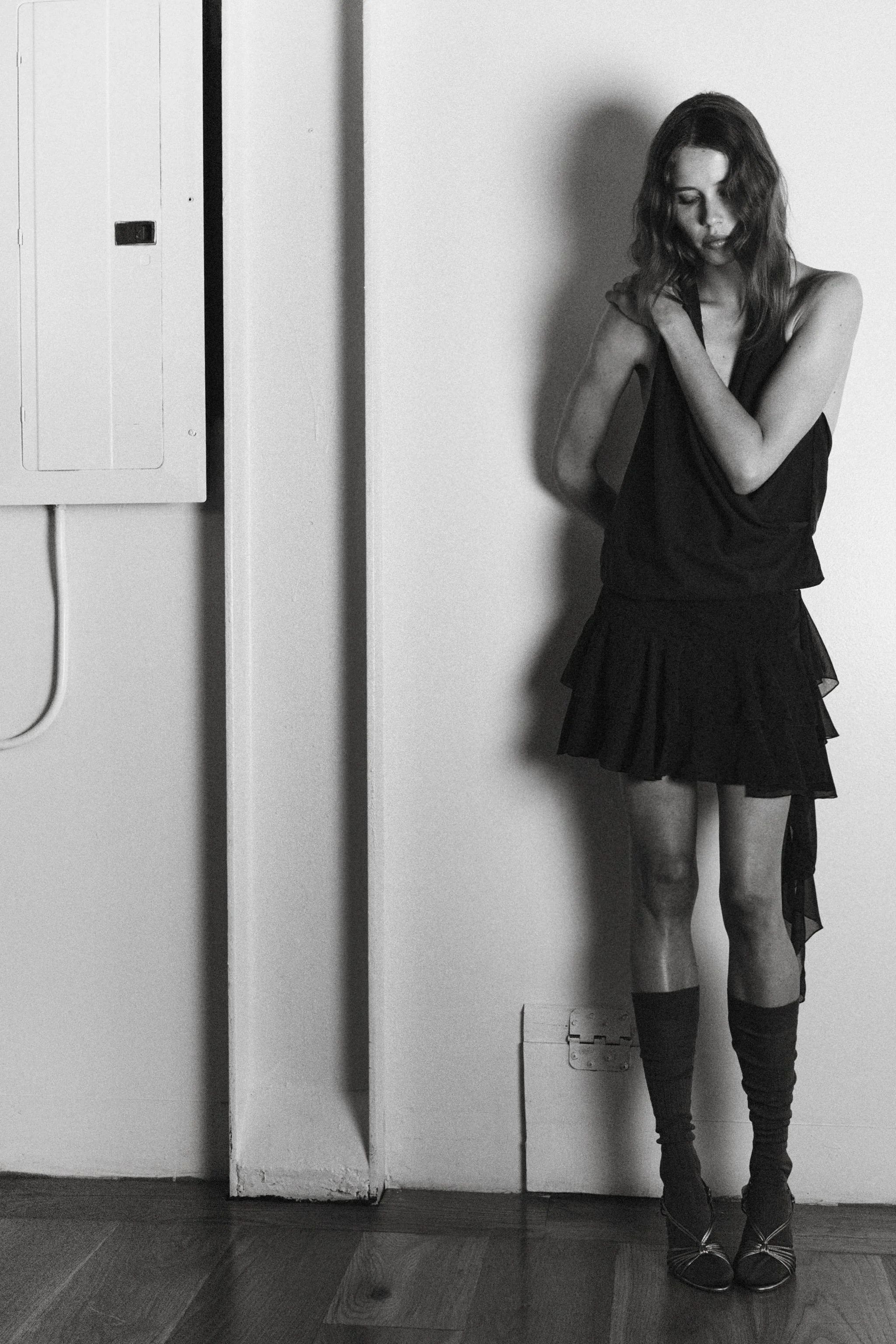 دامن شلواری چین دار