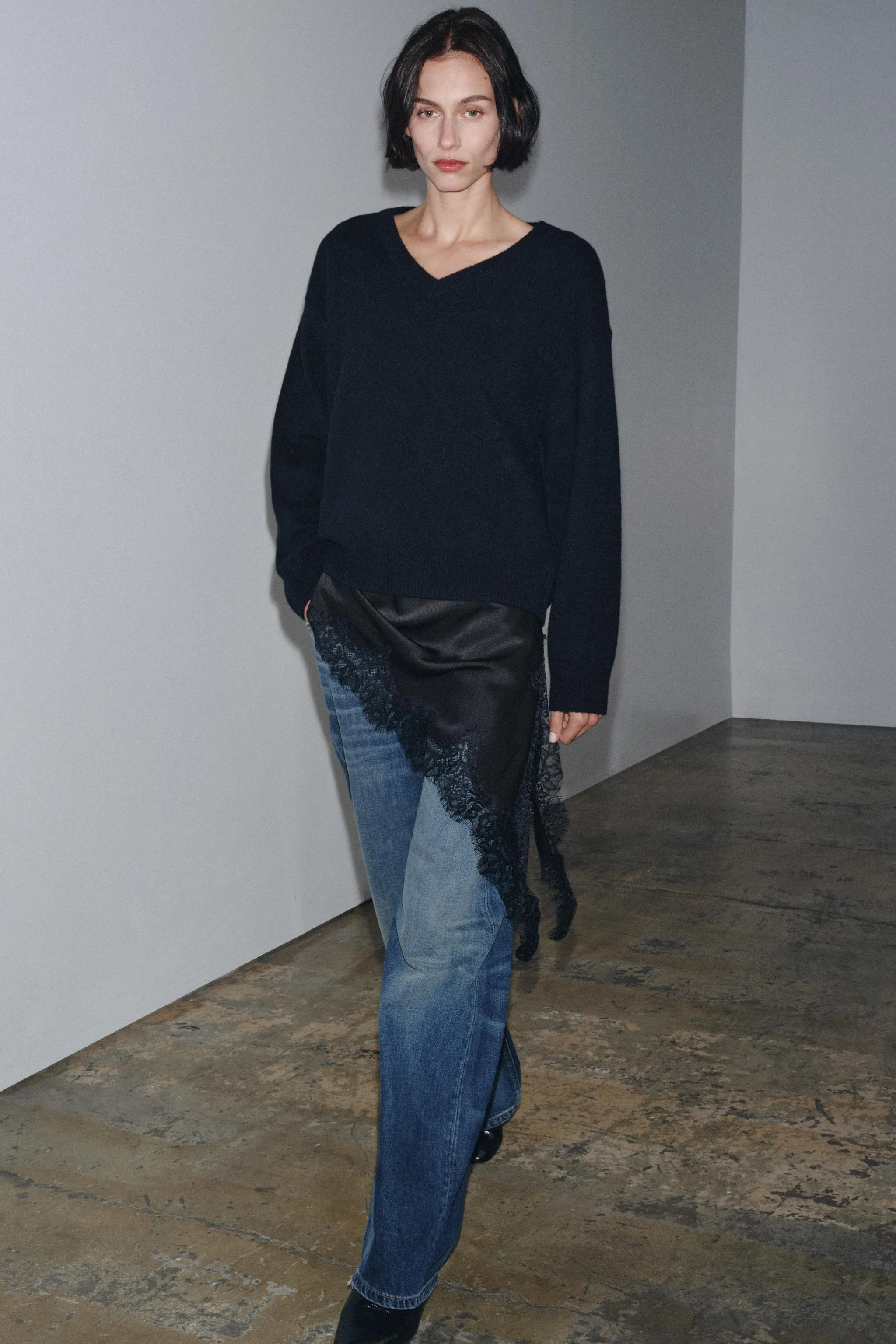 پلیور یقه هفت پشمی ۱۰۰٪