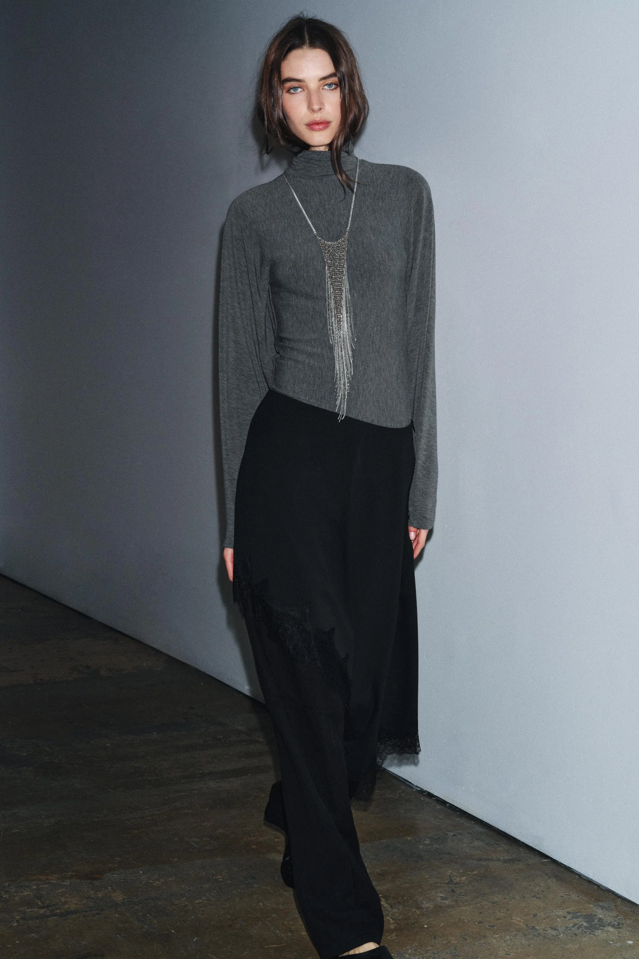 دامن توری نامتقارن ZW COLLECTION دامن توری نامتقارن ZW COLLECTION