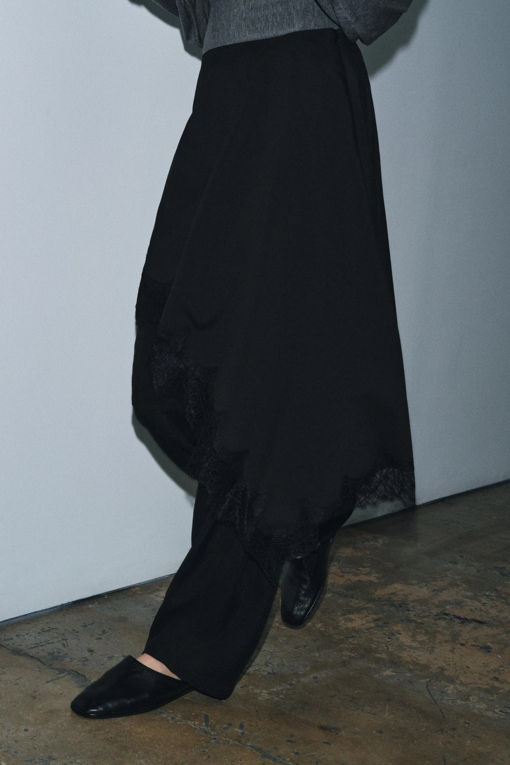 دامن توری نامتقارن ZW COLLECTION دامن توری نامتقارن ZW COLLECTION