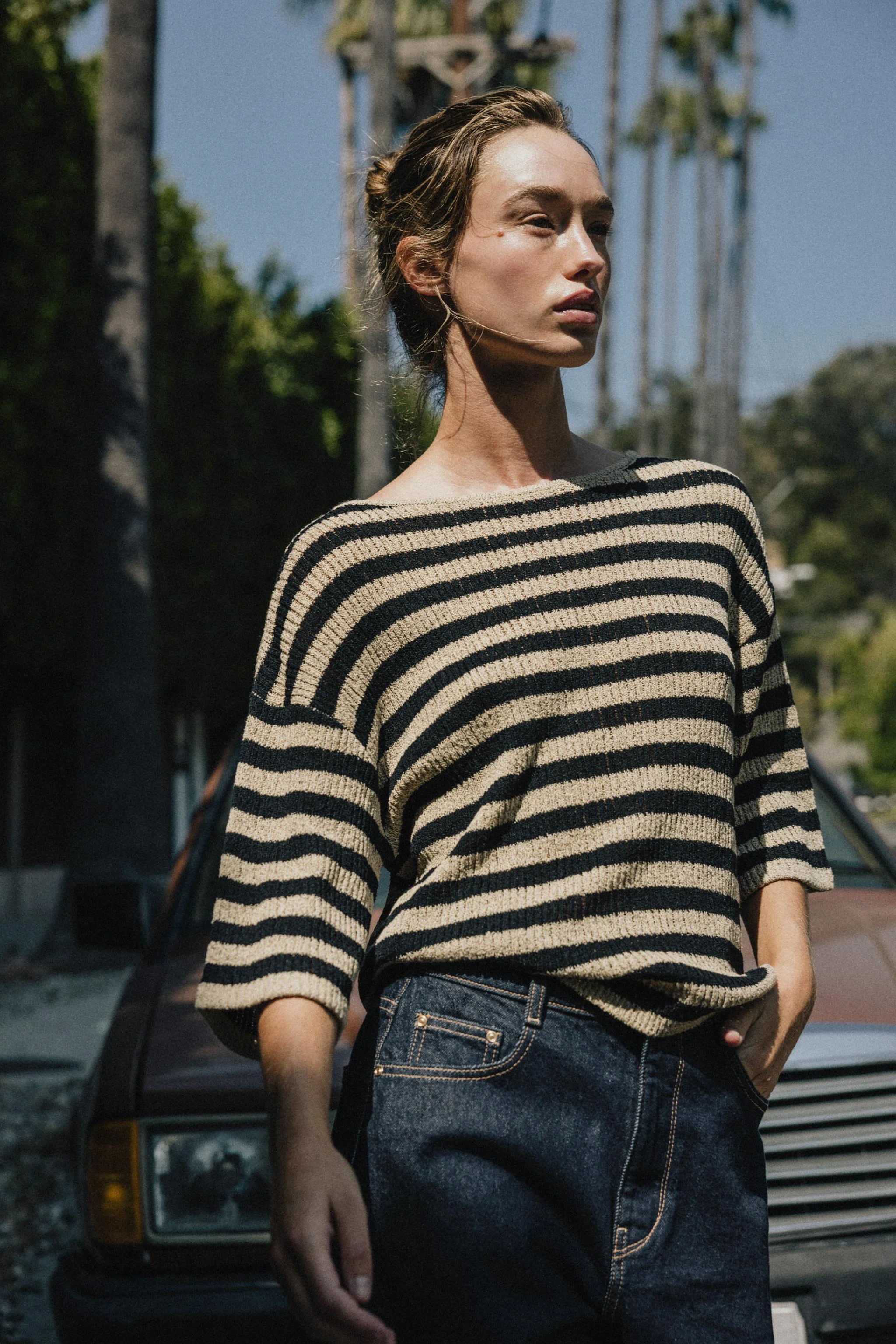 پلیور کیپ بافت برش دار