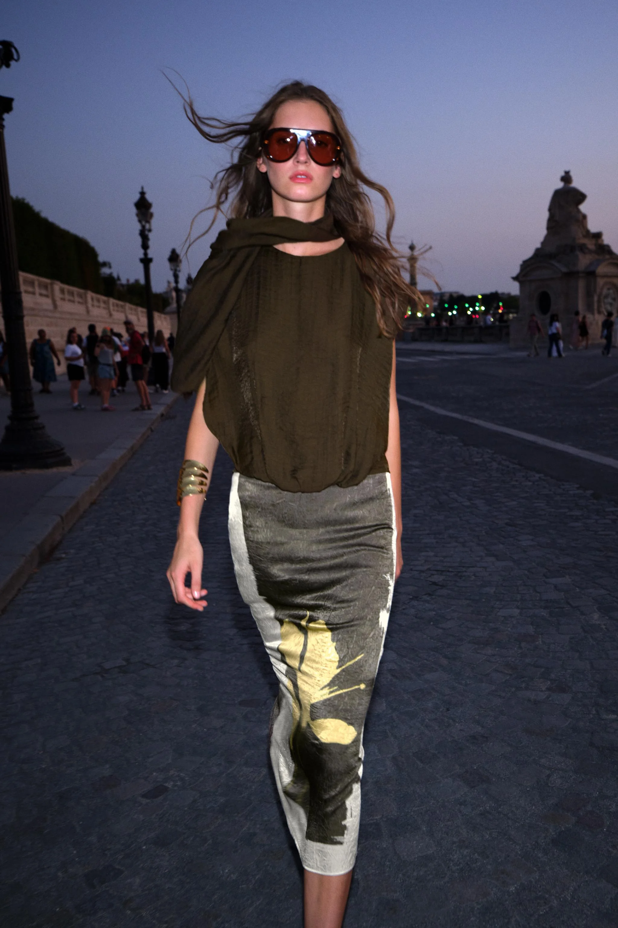 دامن میدی با طرح چروک دامن میدی با طرح چروک