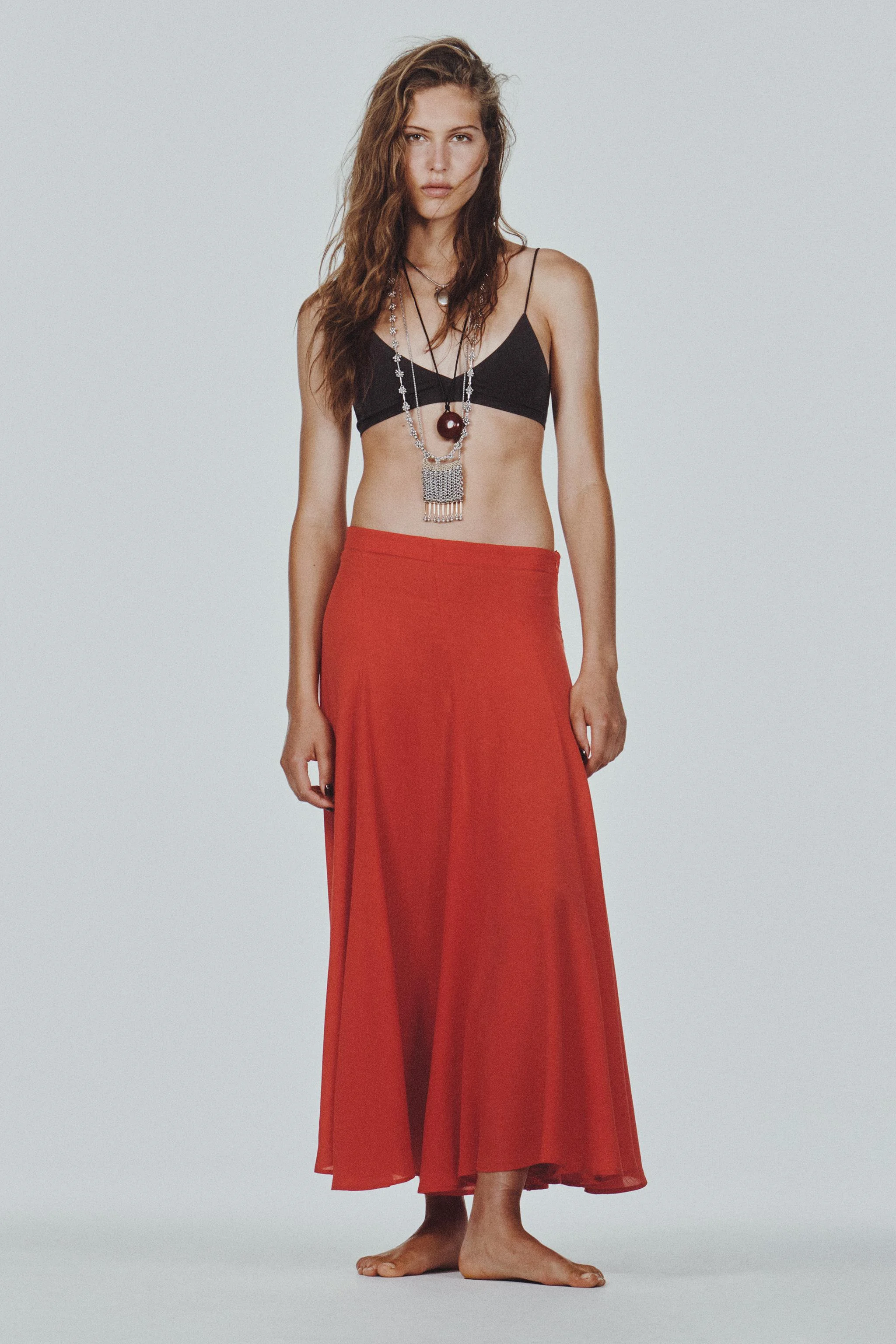 دامن بلند کلوش دامن بلند کلوش