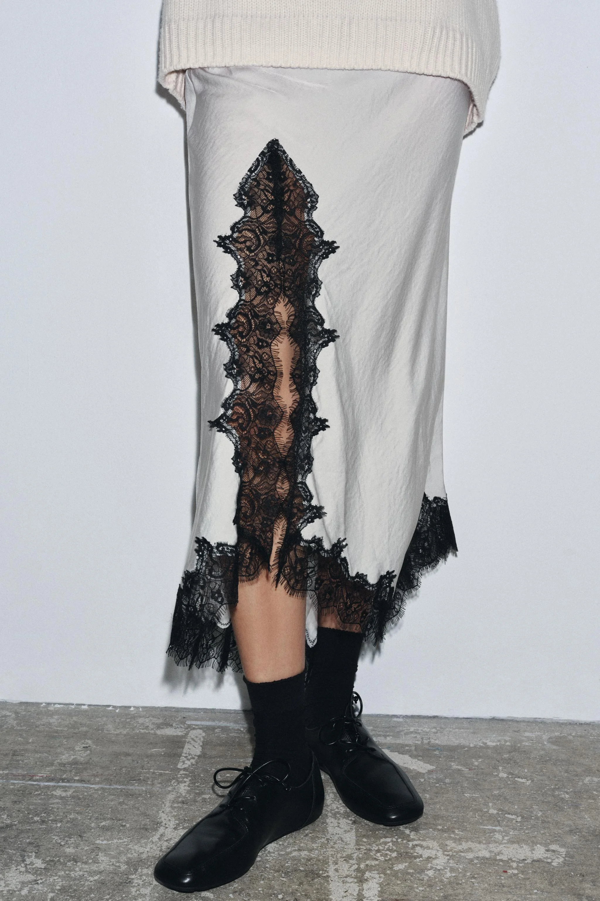 دامن میدی گیپور ZW COLLECTION دامن میدی گیپور ZW COLLECTION