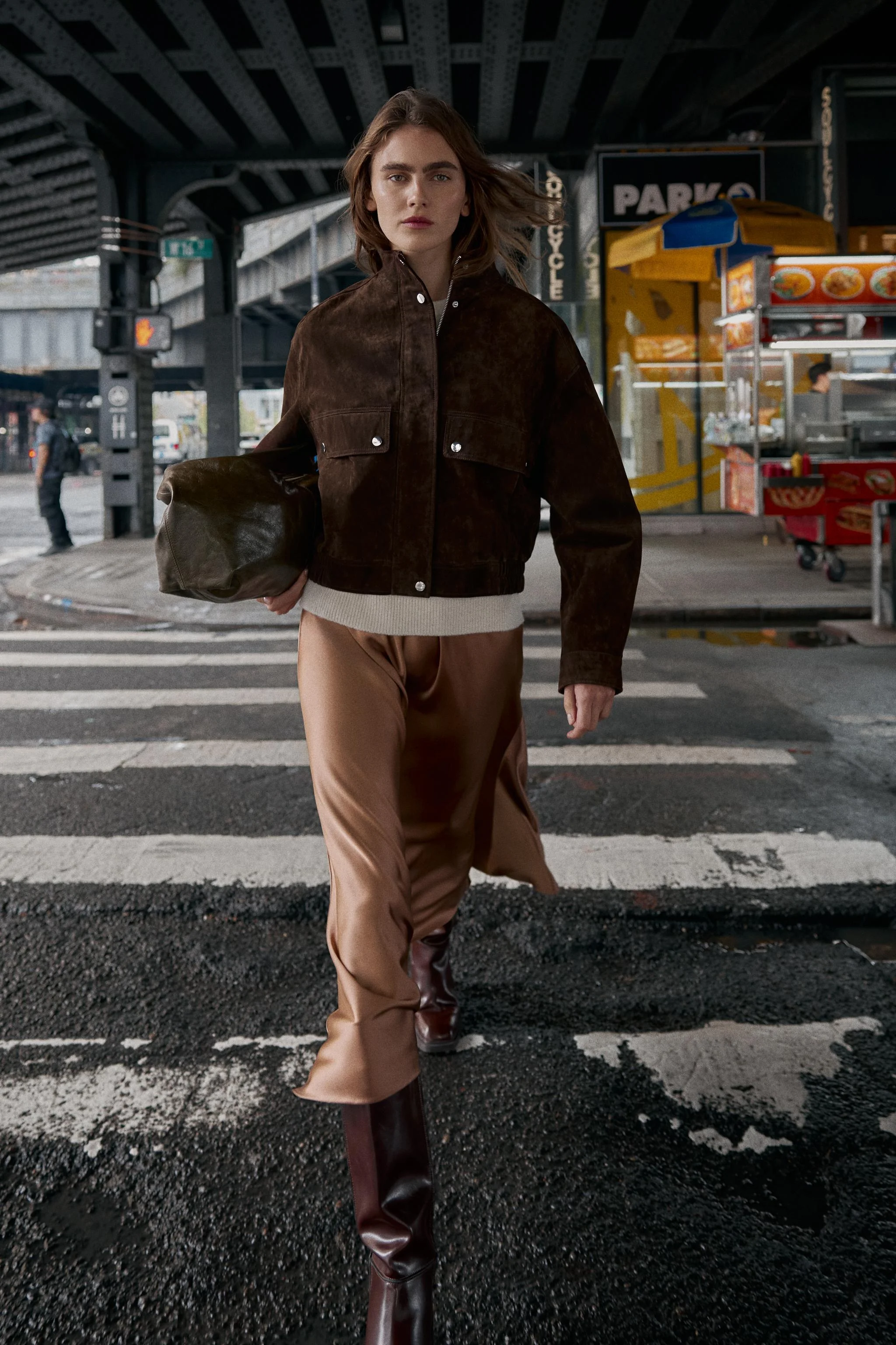 دامن میدی ساتن