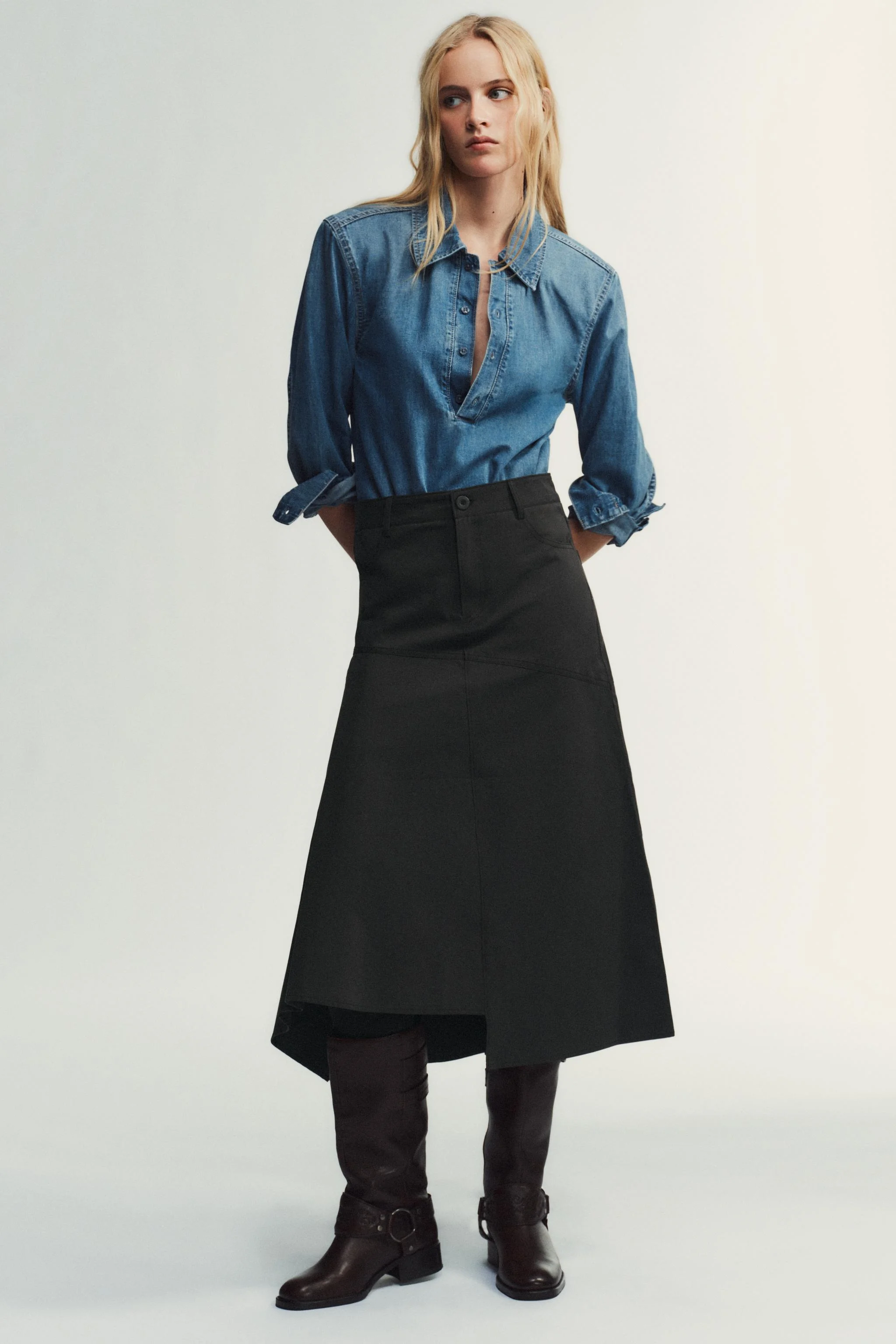 دامن میدی نامتقارن