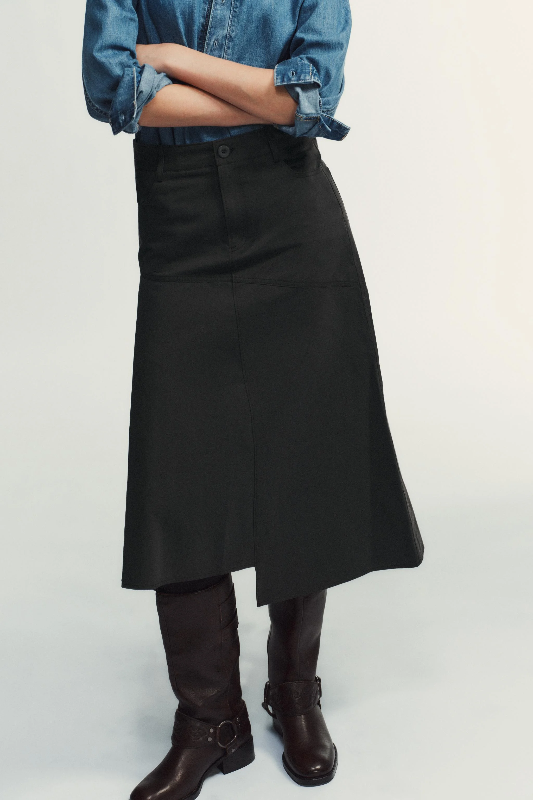 دامن میدی نامتقارن