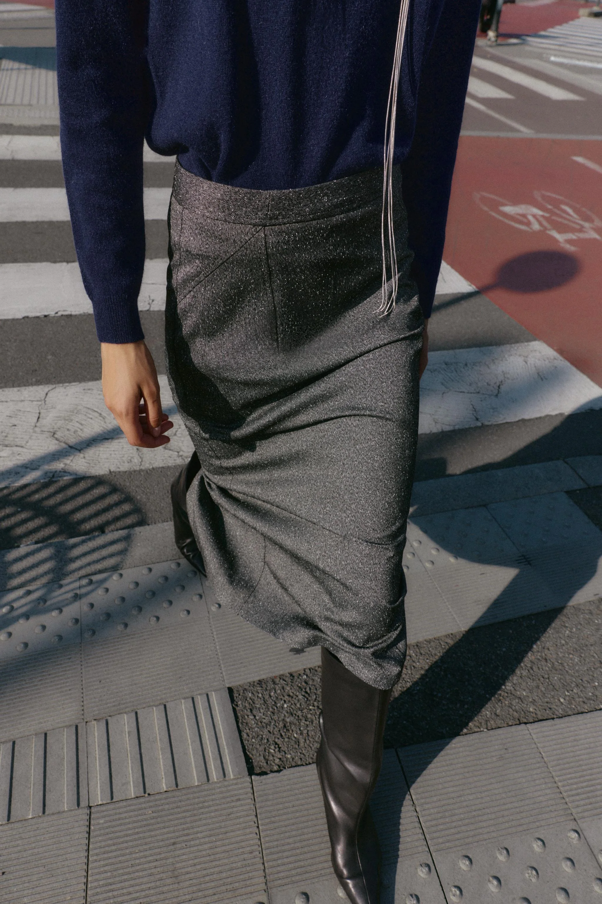 دامن میدی مدادی طرح JASPE دامن میدی مدادی طرح JASPE