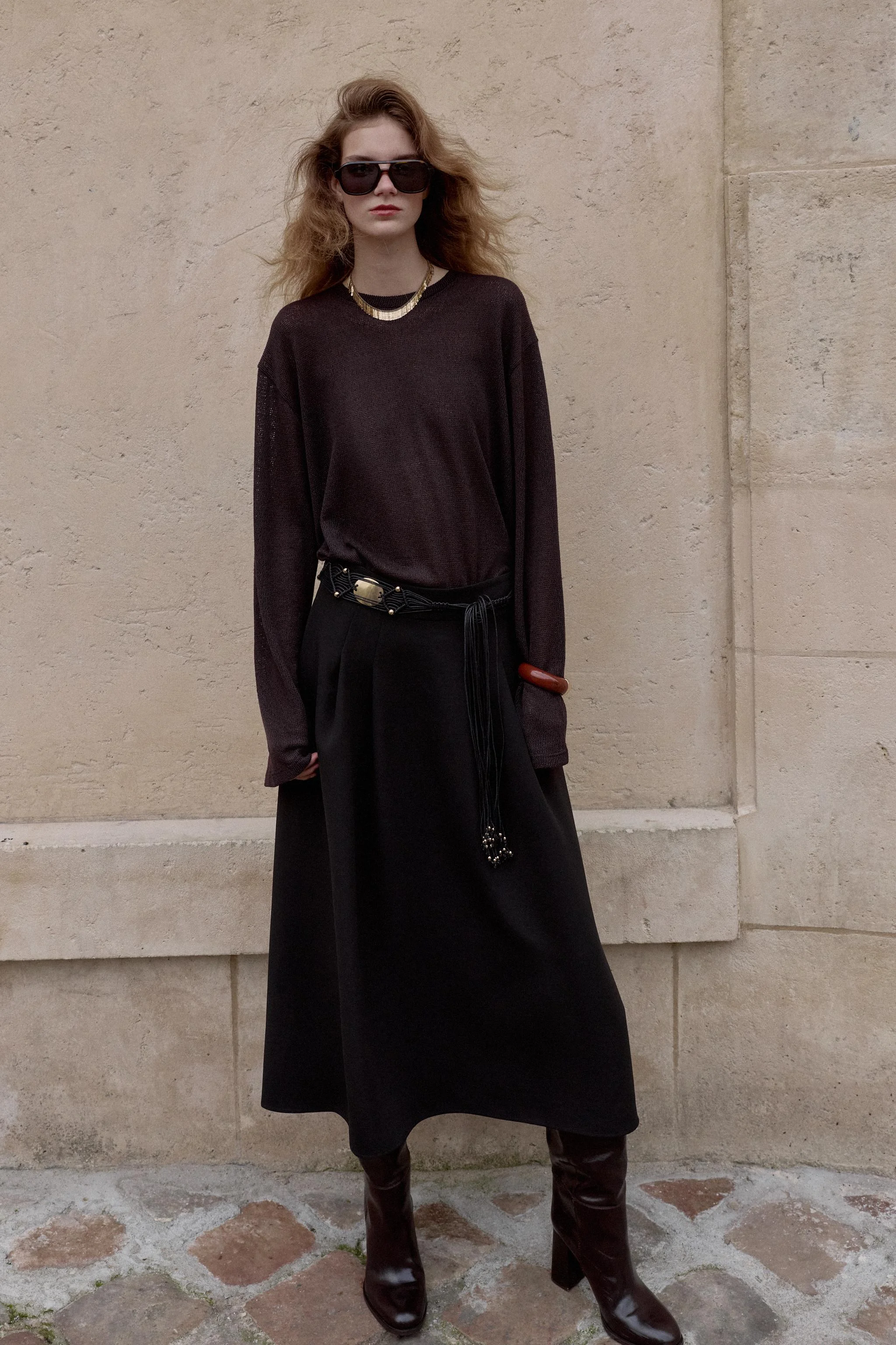 دامن میدی کرپ لایه ای دامن میدی کرپ لایه ای