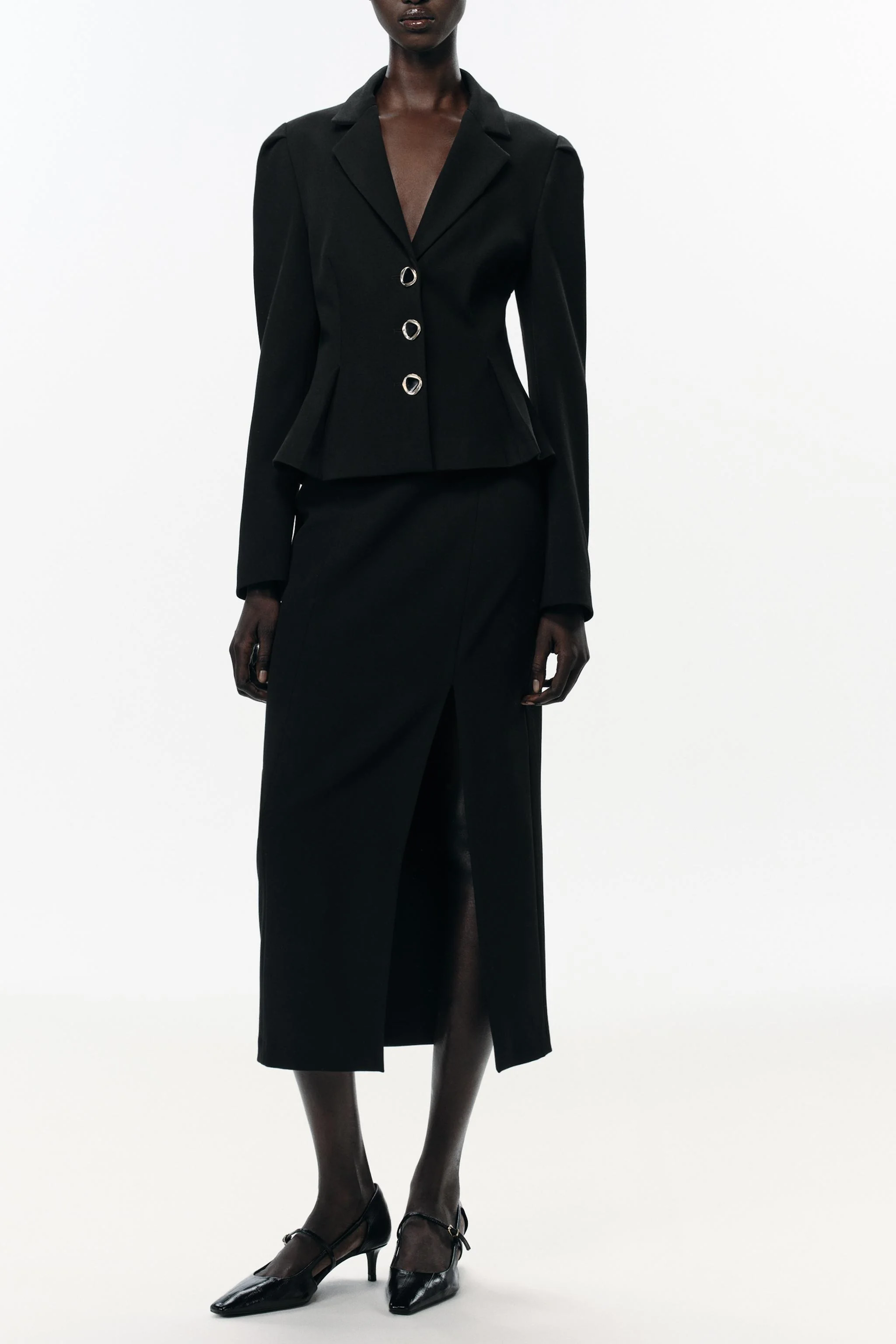 دامن میدی مدادی با چاک