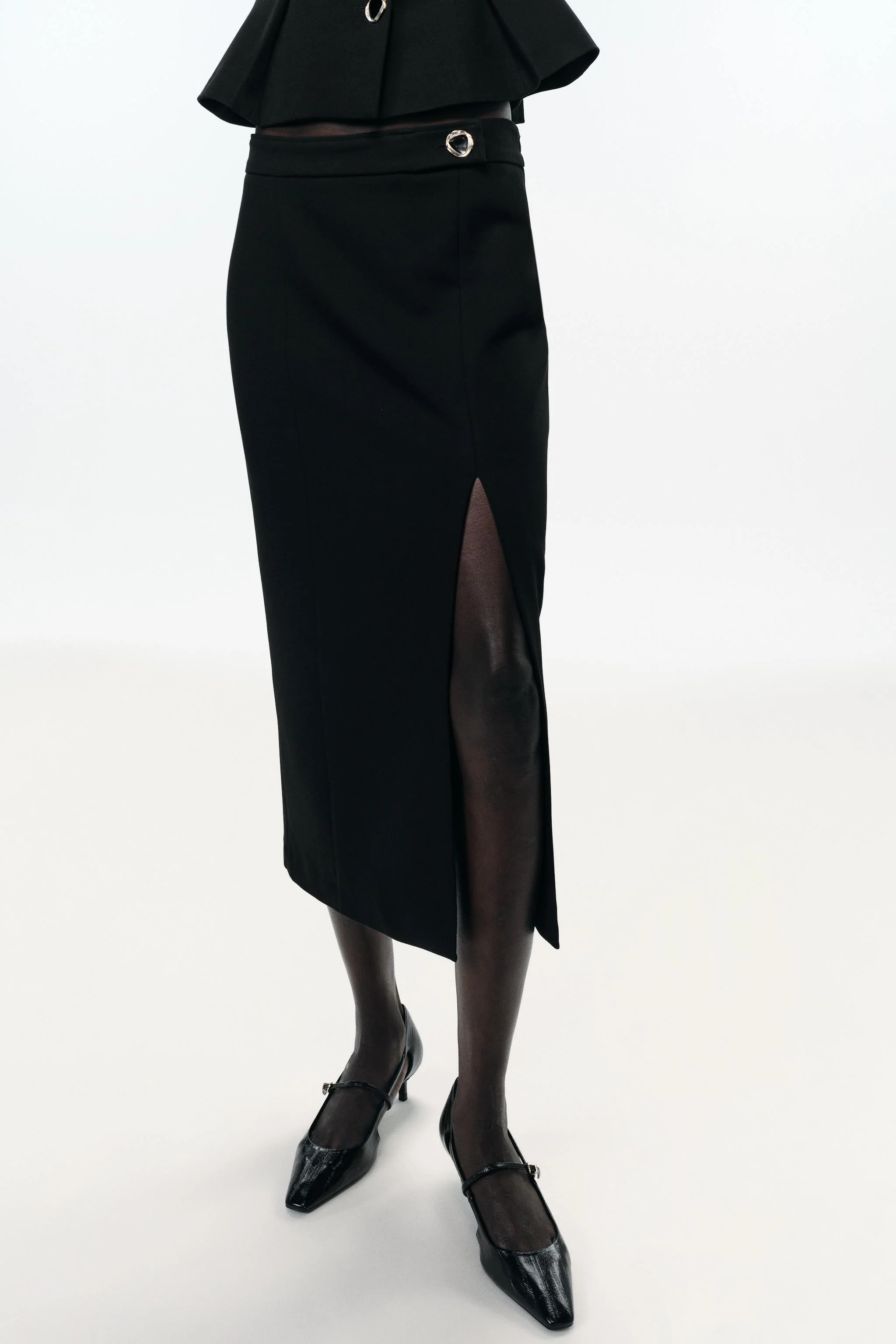 دامن میدی مدادی با چاک