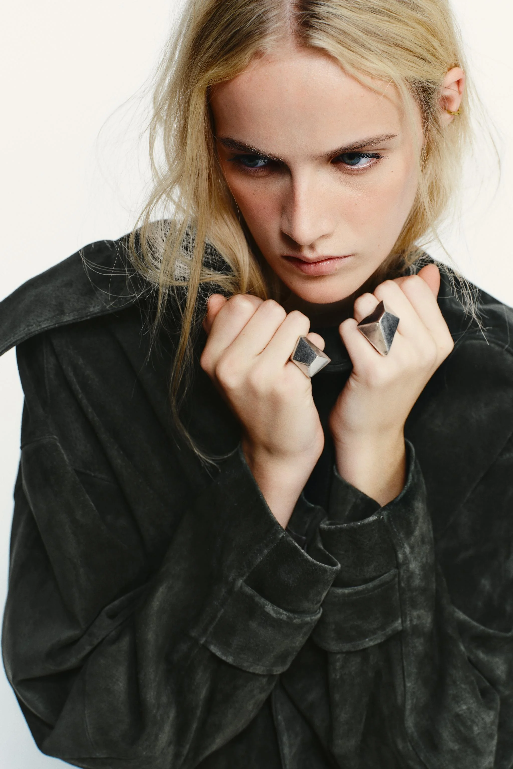 بسته دو عددی انگشتر با اشکال هندسی