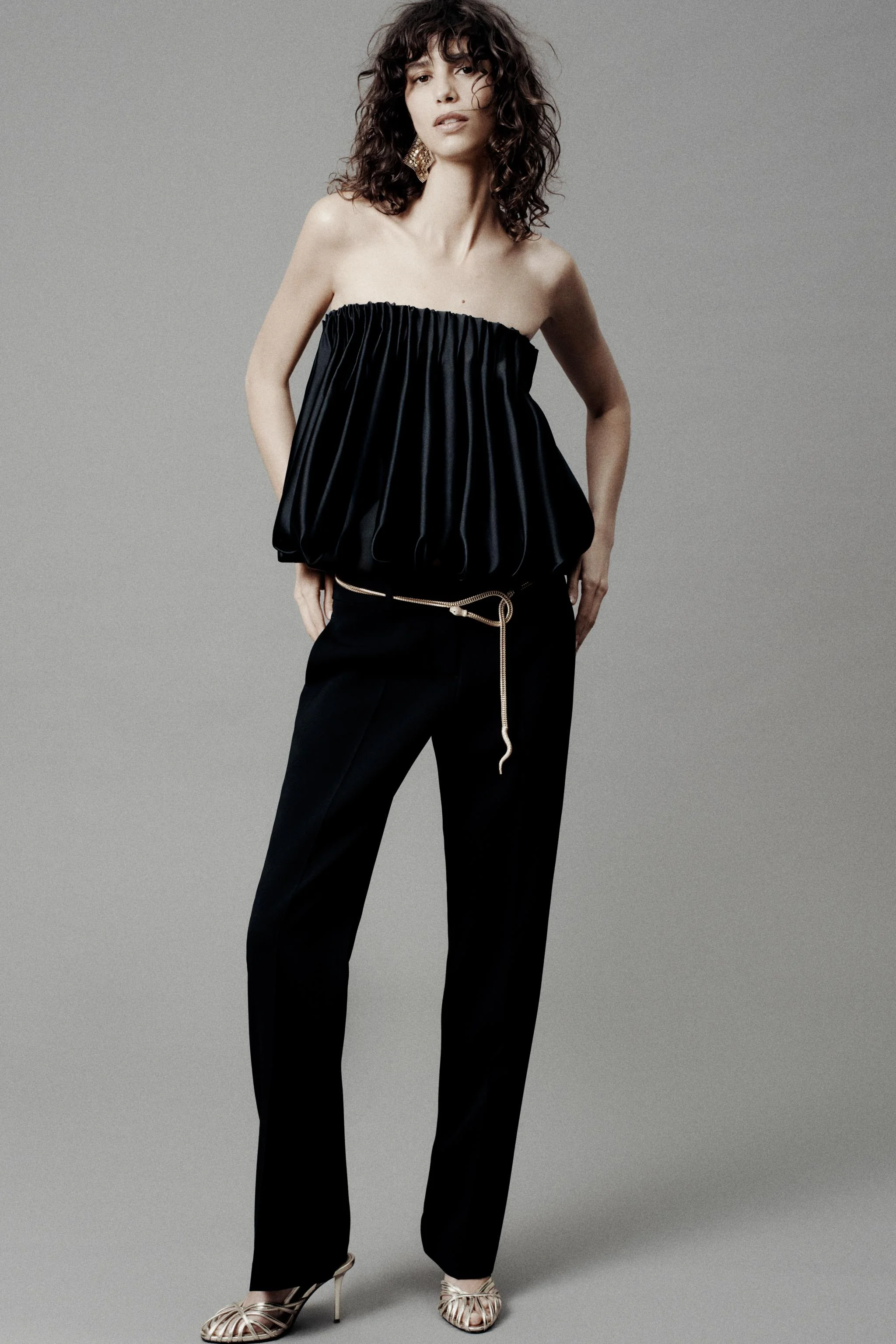 تاپ بدون بند زنانه ZW COLLECTION