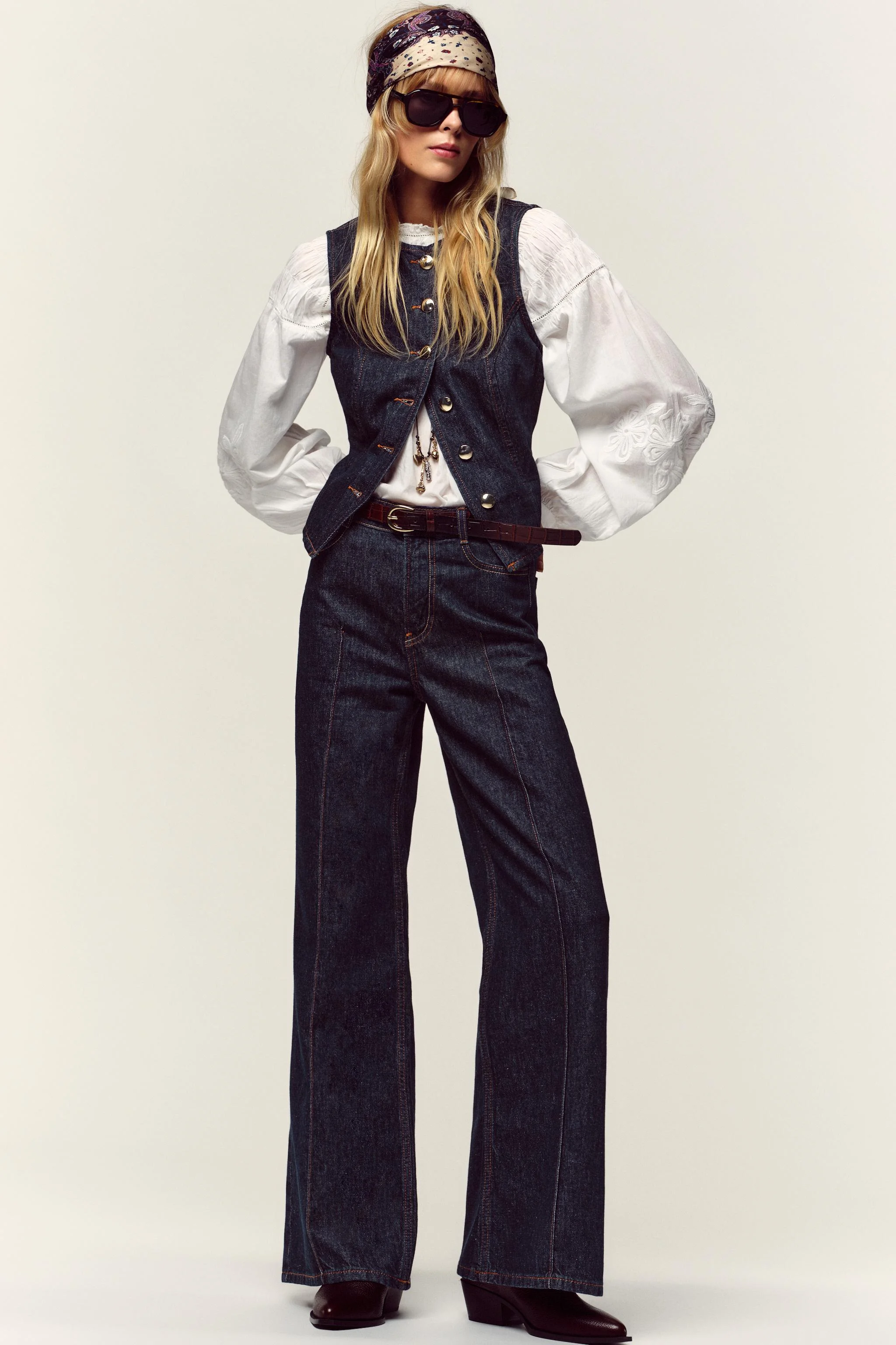 جلیقه جین مدل Z1975