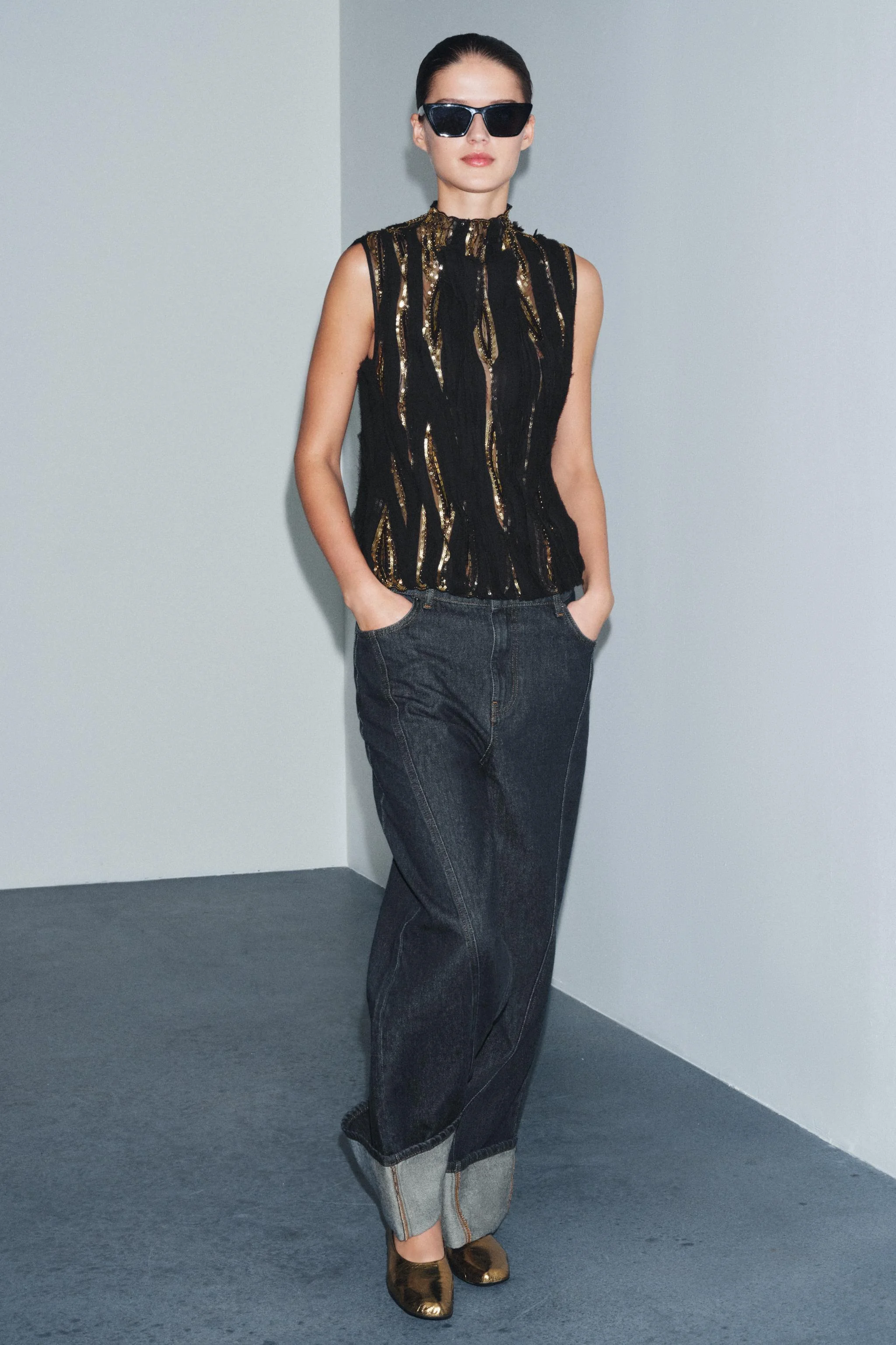 تاپ پولک‌دار نسخه محدود ZW COLLECTION