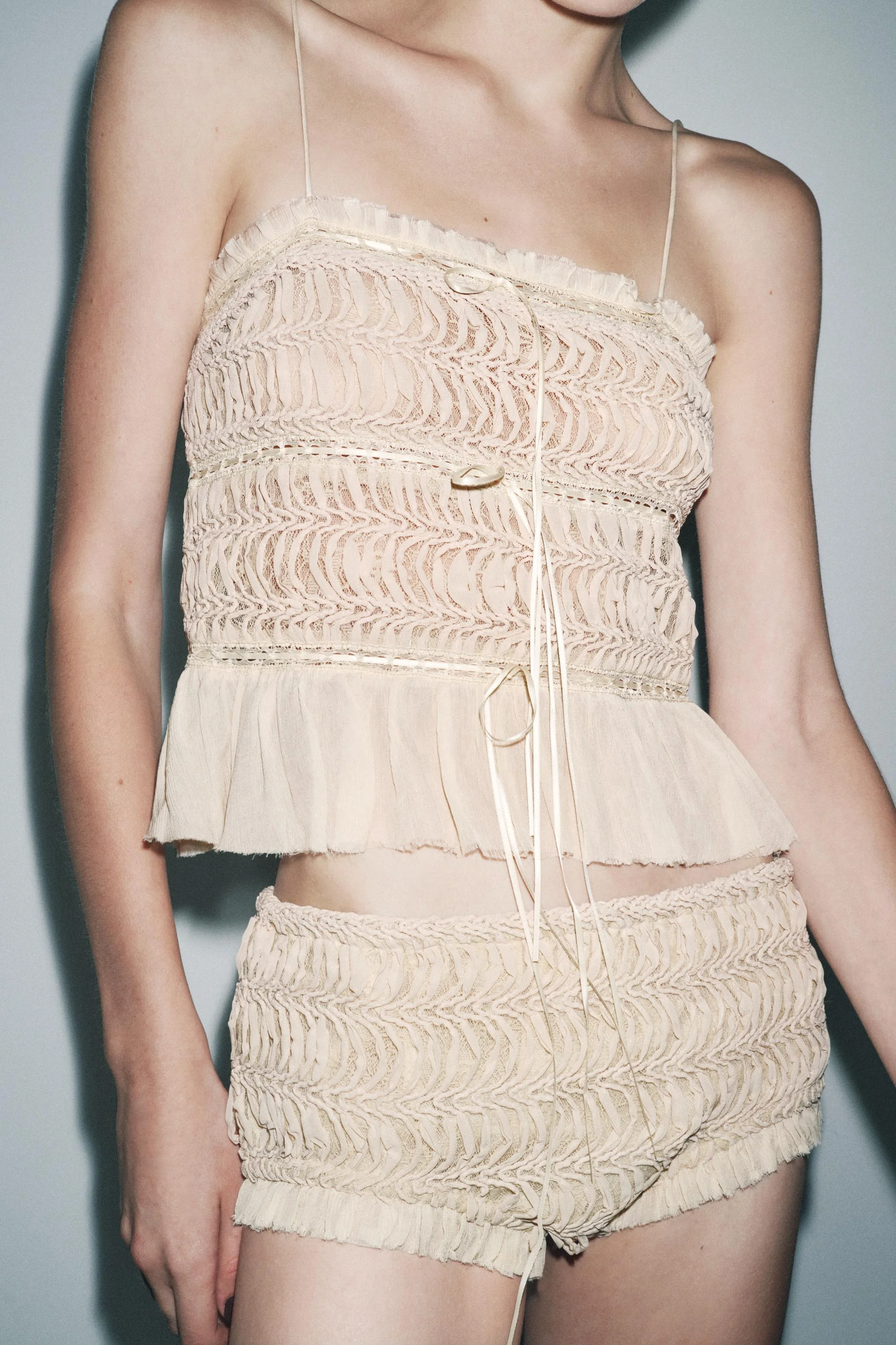 تاپ با بافت متضاد