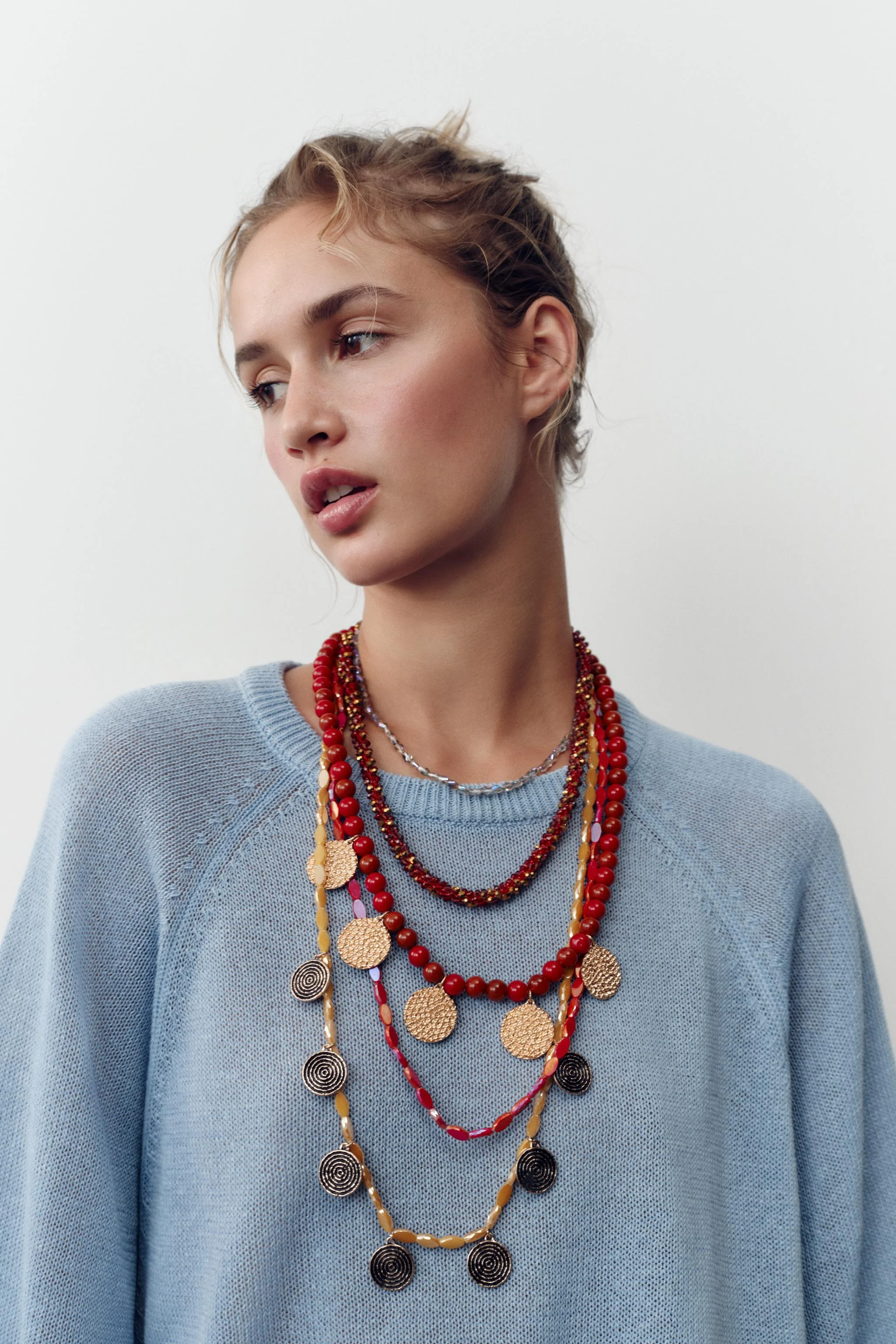 مجموعه گردنبند مهره ای مجموعه گردنبند مهره ای