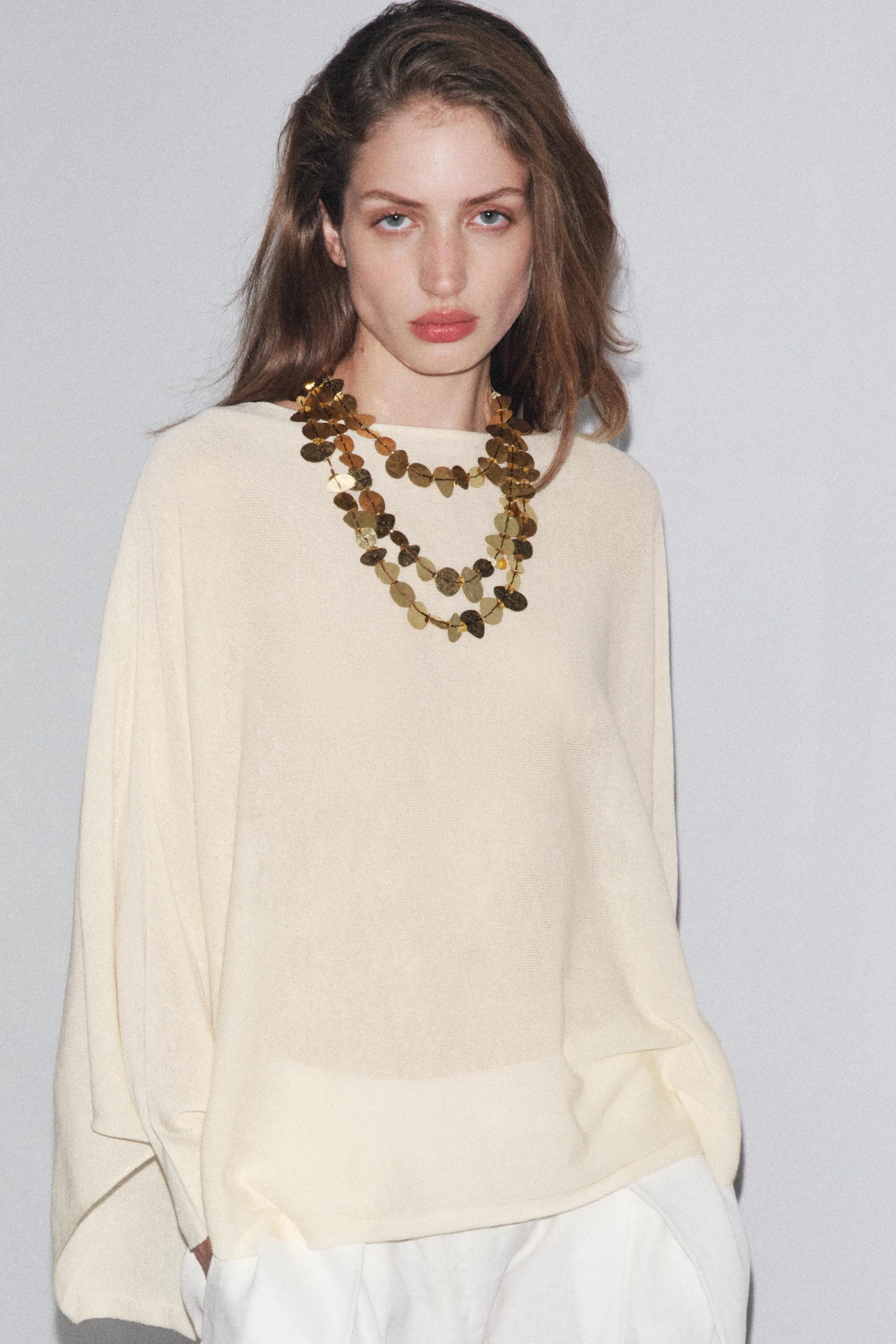 گردنبند آبشاری با صفحات فلزی