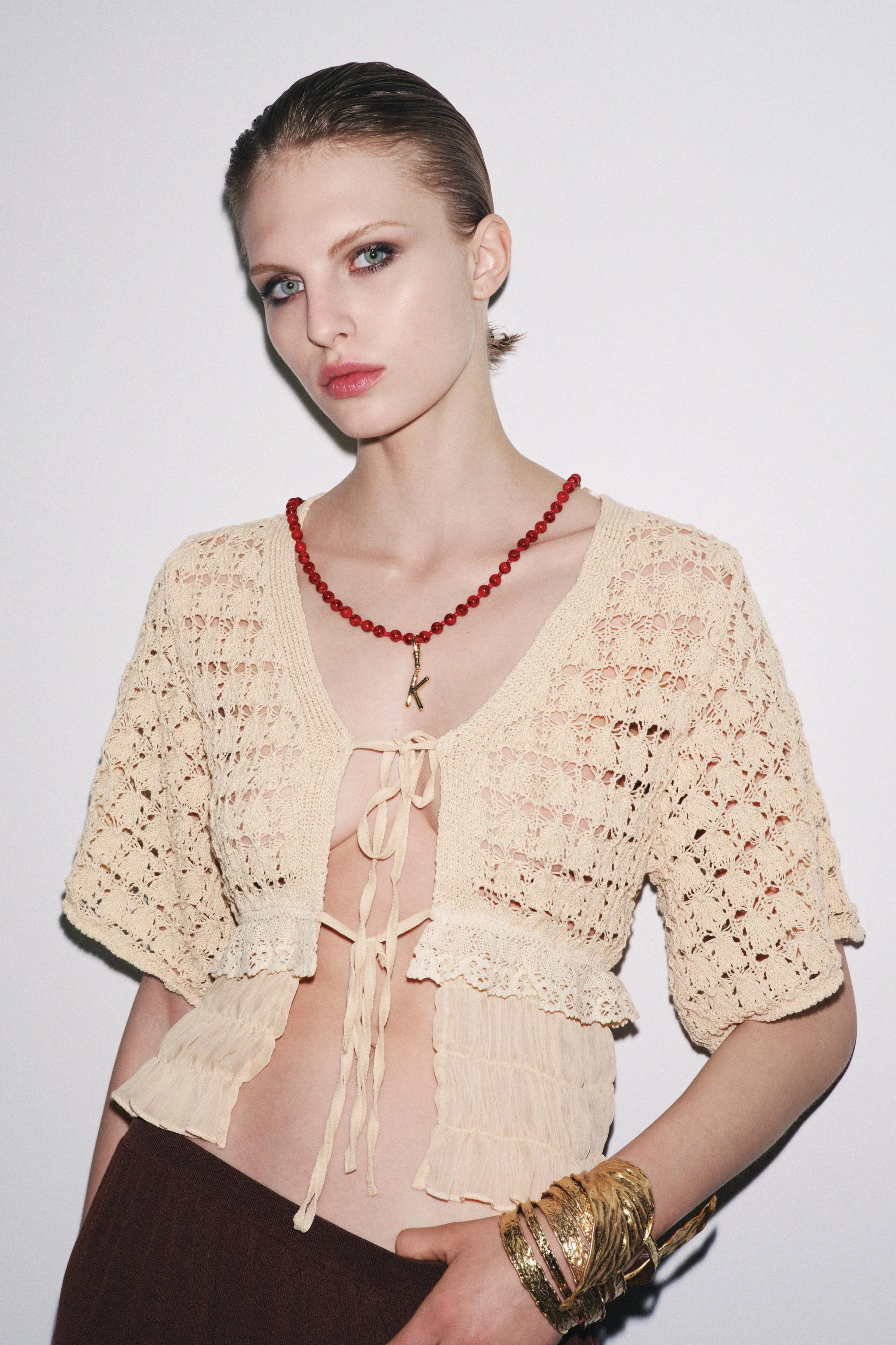 گردنبند مهره سنگی گردنبند مهره سنگی