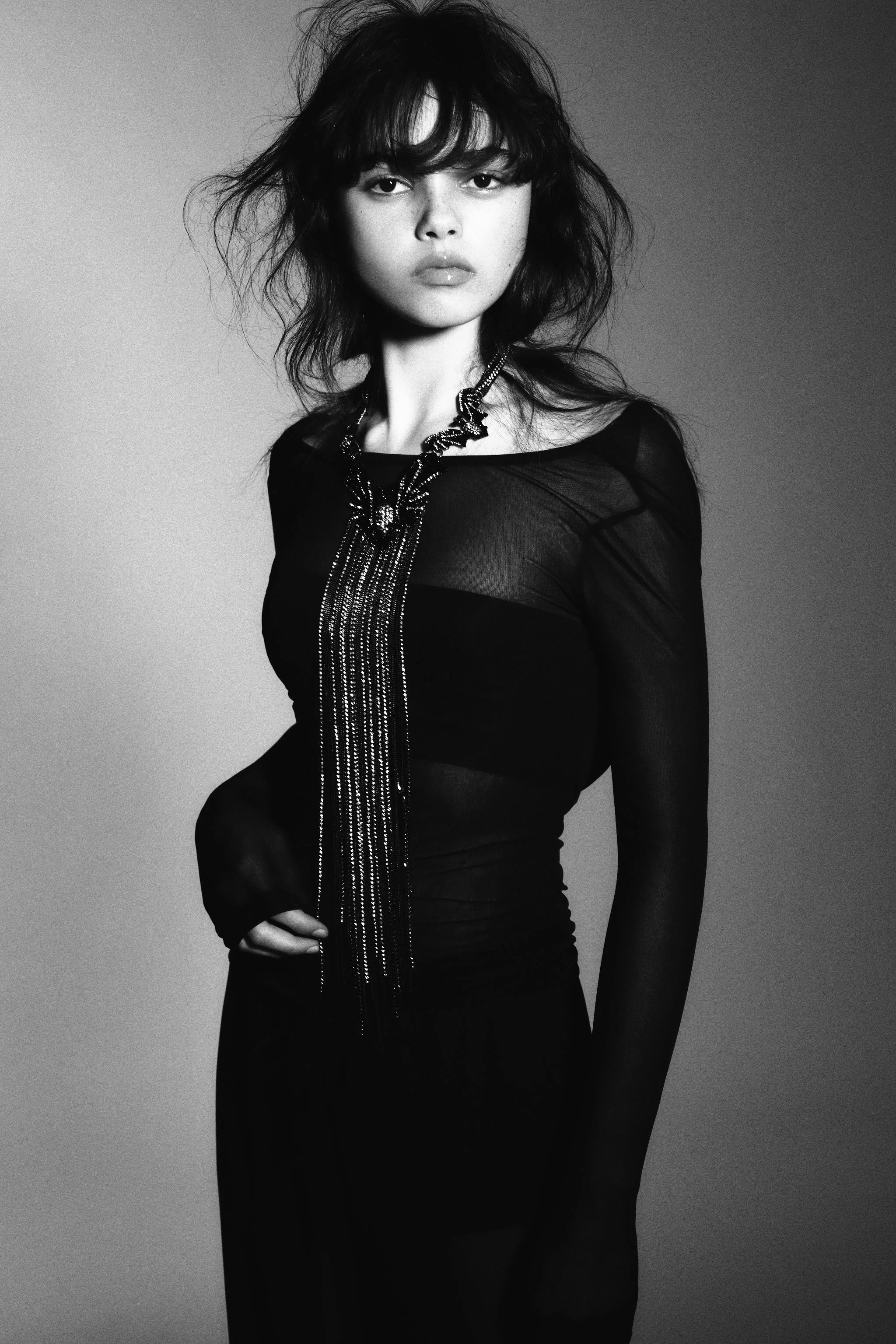 گردنبند آبشاری طرح خفاشی