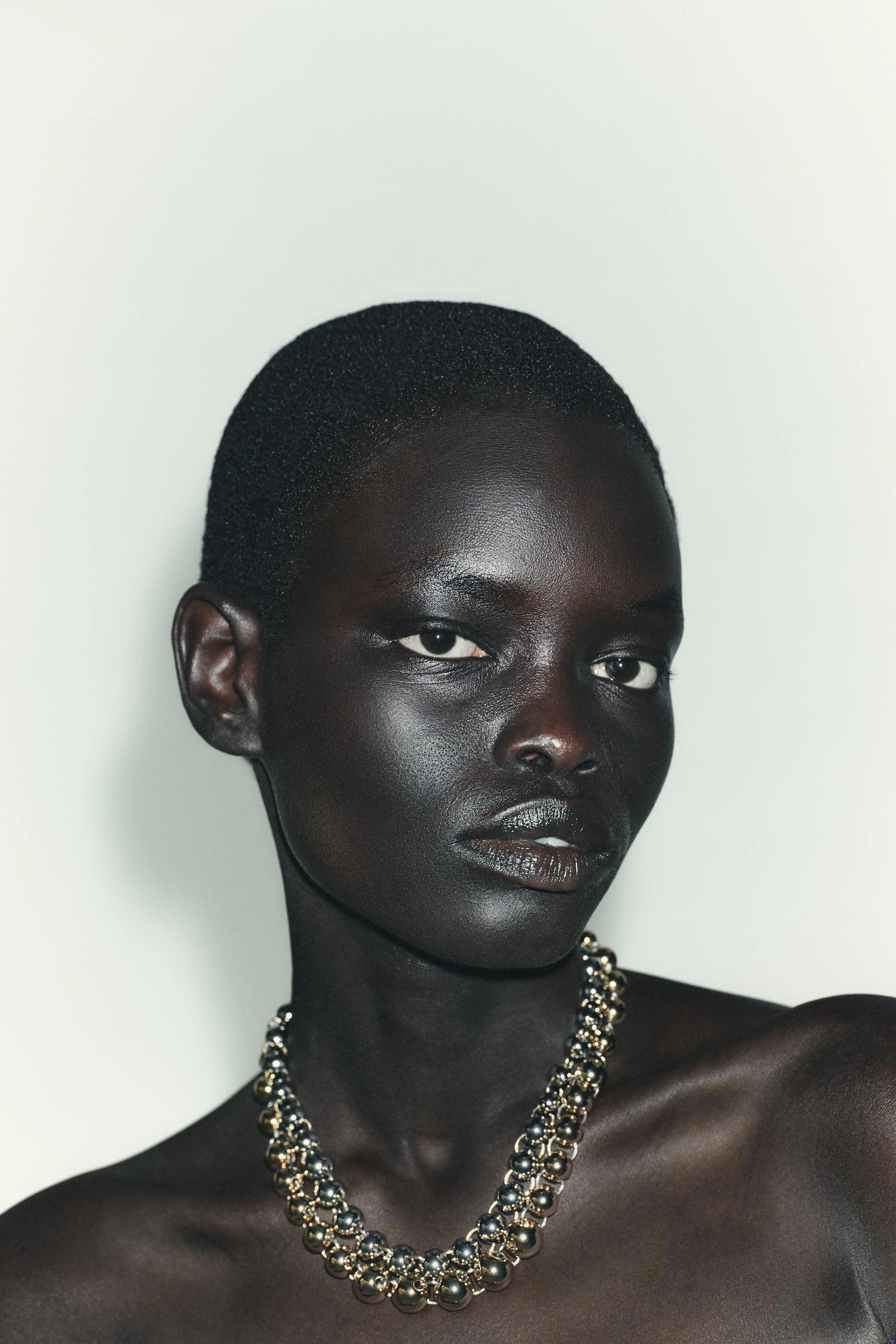 ست دوتایی گردنبند مهره ای ترکیبی