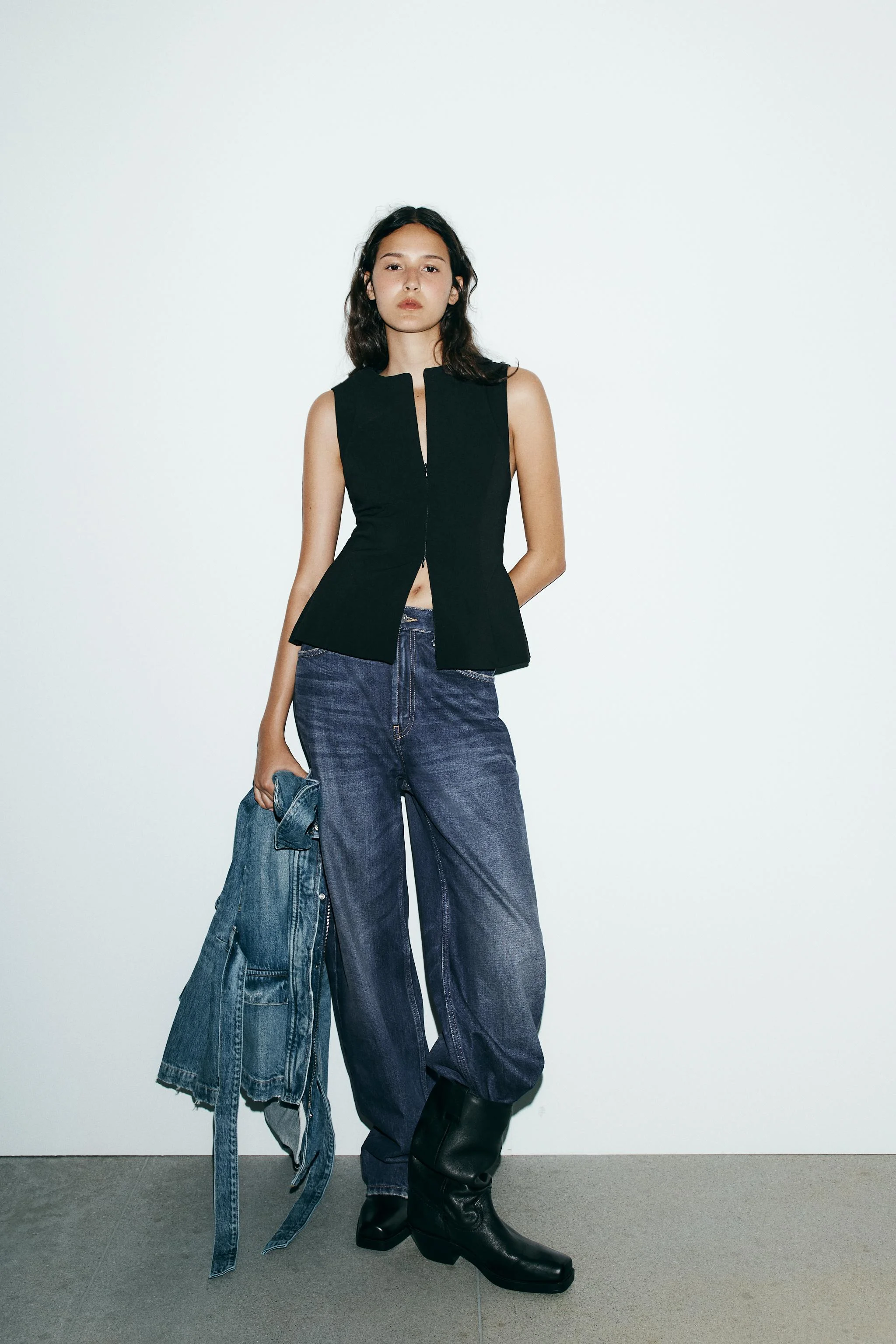 تاپ زیپ دار فیت