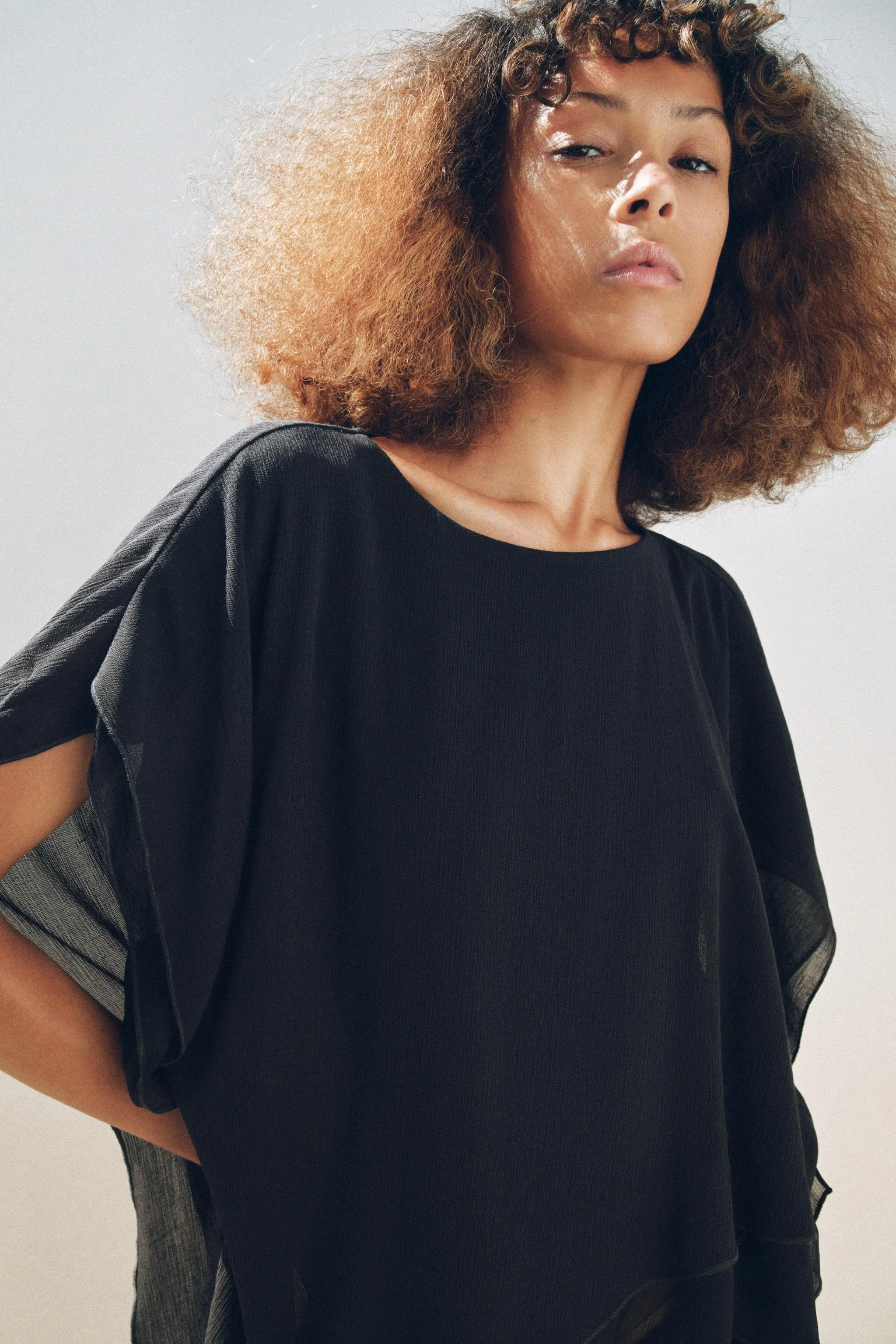 شنل بافت دار نامتقارن