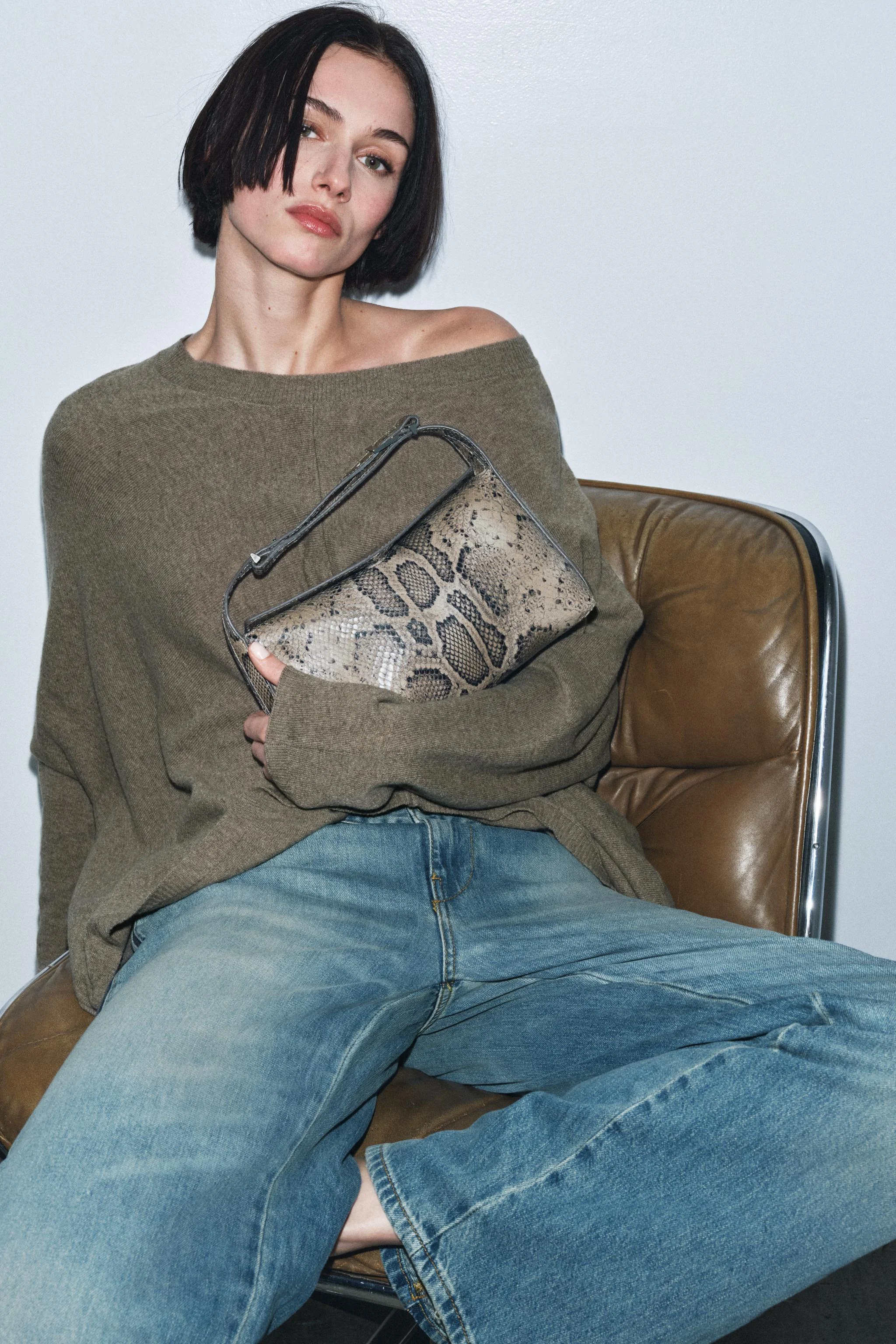 کیف دستی چرمی با طرح حیوانات