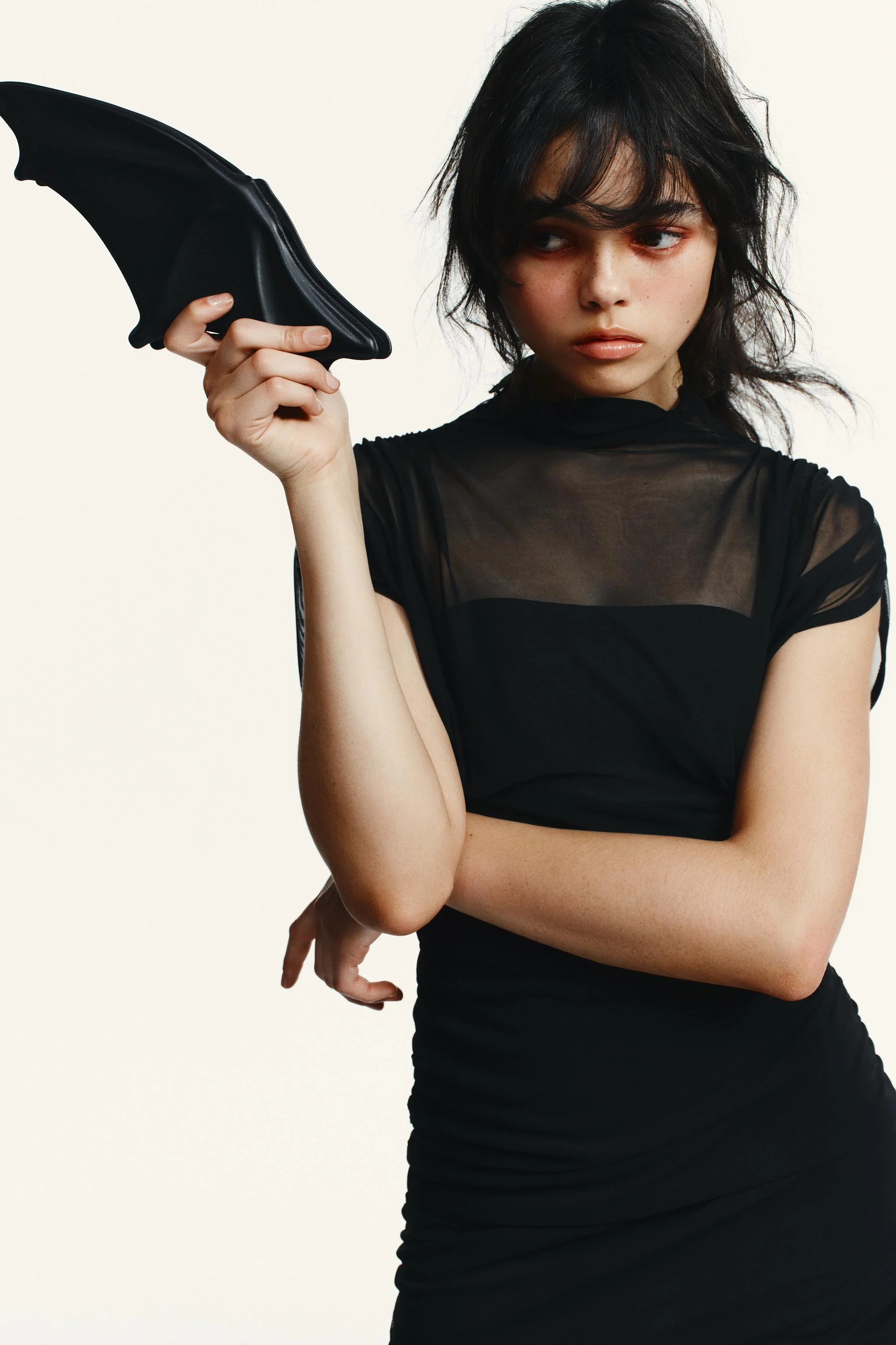 کیف دستی سخت با آستین خفاشی