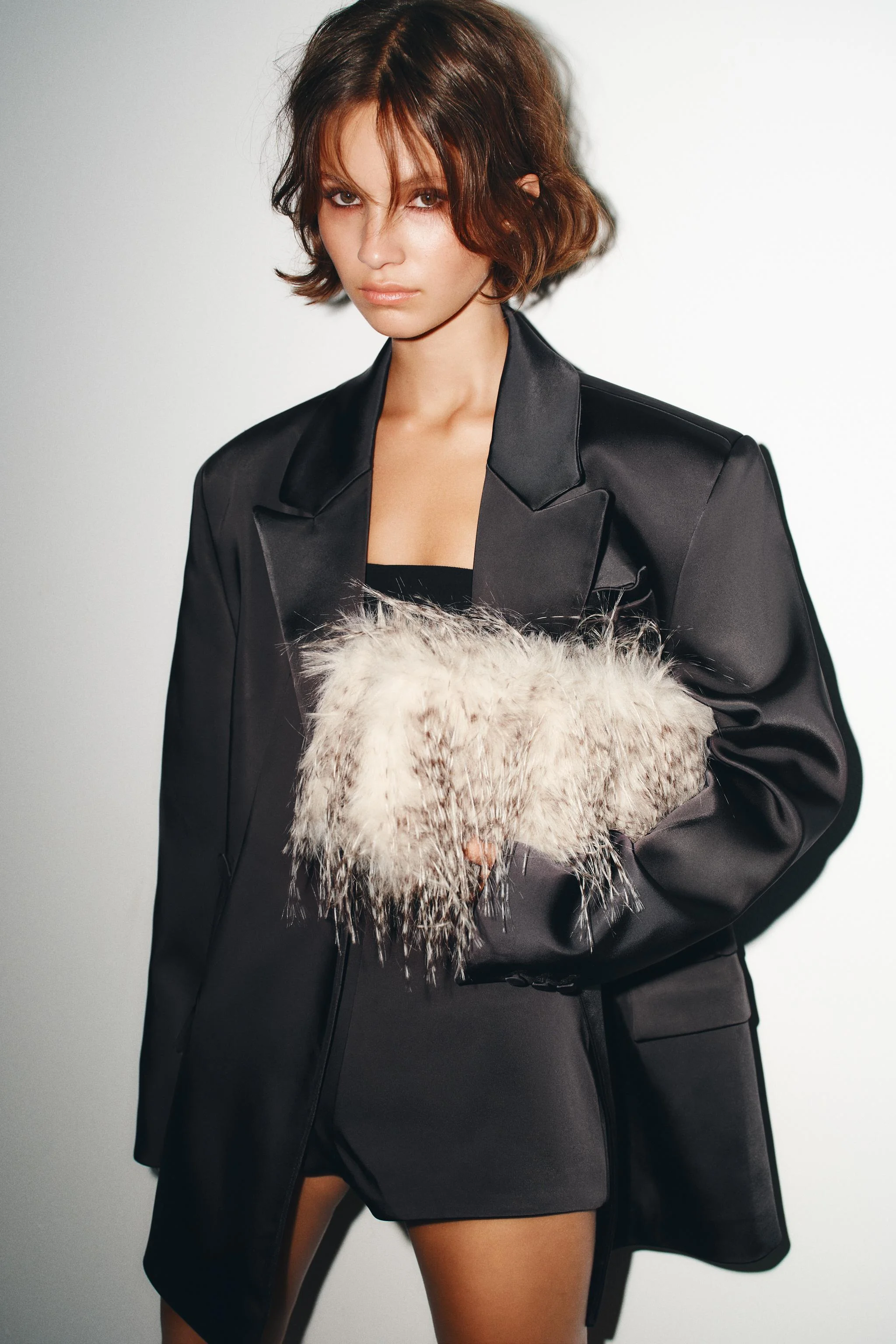 کیف کلاچ خز مصنوعی کیف کلاچ خز مصنوعی