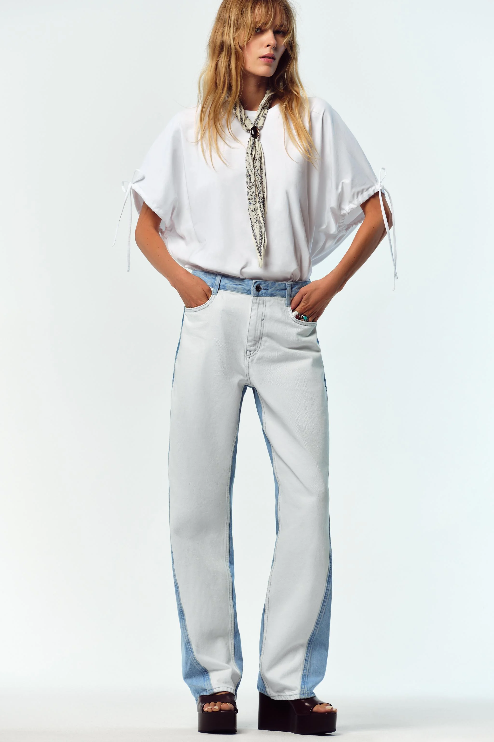 تی شرت نخی با بند